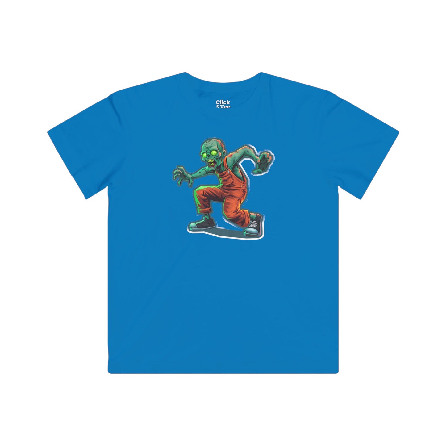 Kids 3D T-Shirt - Radioactive Zombie Breakdancing - 3D Style T-Shirt