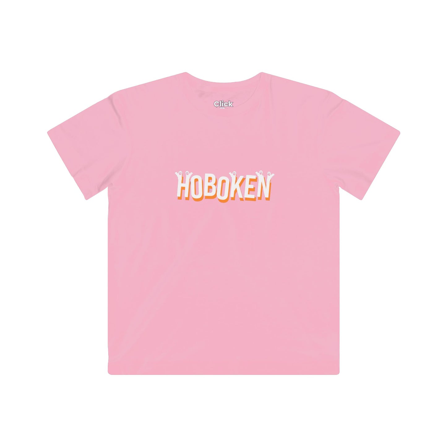 Kids Graphic Art T-Shirt - Spooky Letter Art Flying - Graphic Art Style T-Shirt - 01
