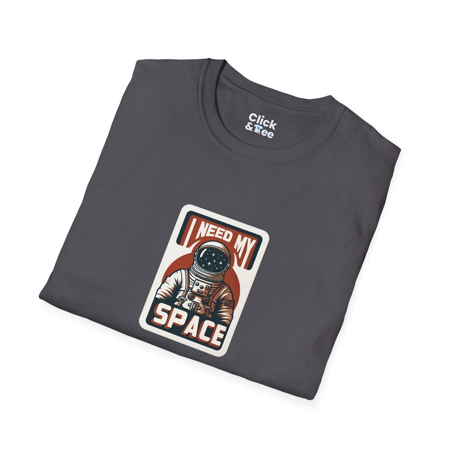 Retro T-Shirt - Lone Astronaut Saying "I need my space" - Retro Style T-Shirt