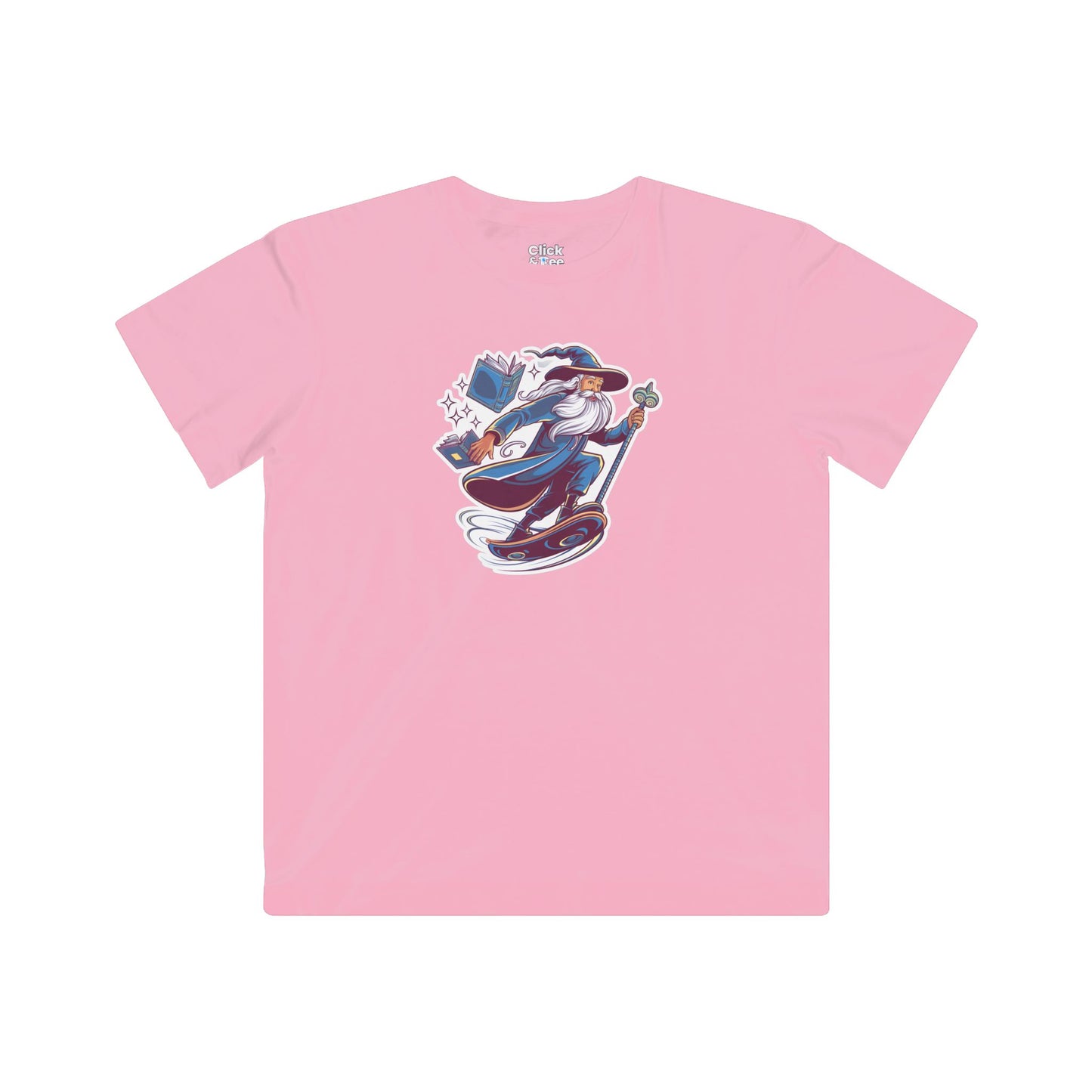 Kids Art Deco T-Shirt - Enchanted Dreamer Hoverboarding - Art Deco Style T-Shirt