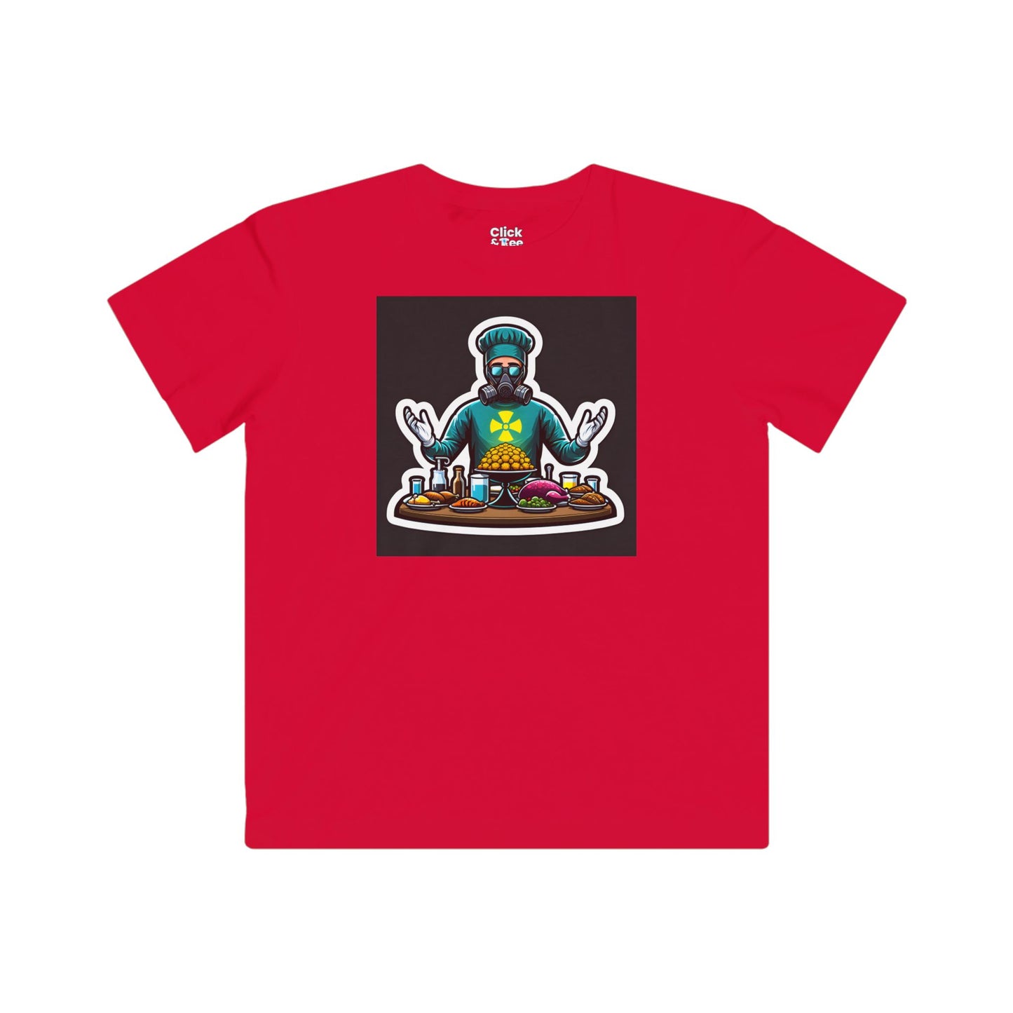 Kids 3D T-Shirt - Radioactive Surgeon Hosting a grand feast - 3D Style T-Shirt