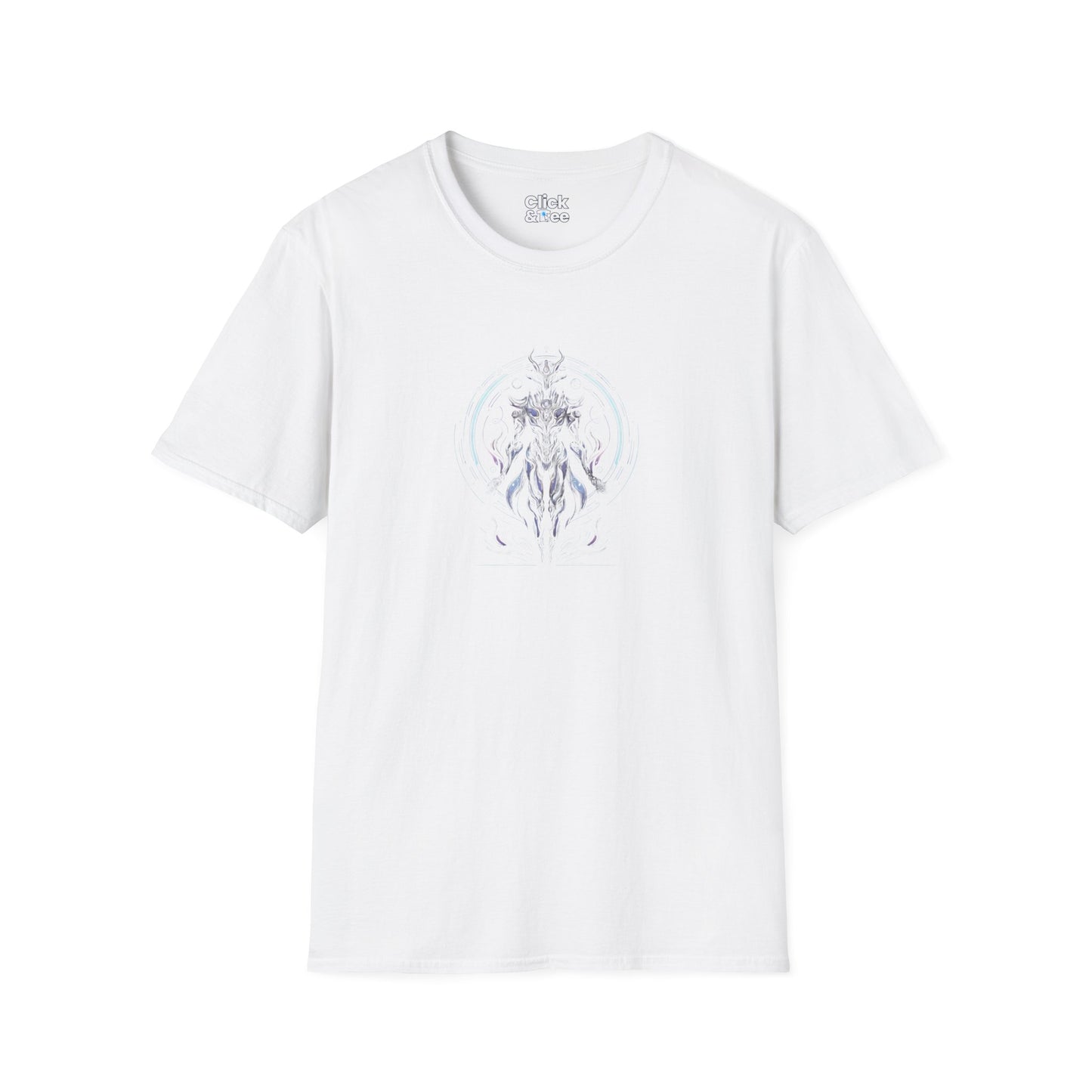 Unique T-Shirt - Mystical Robot Flying through the air - Fantasy Style T-Shirt