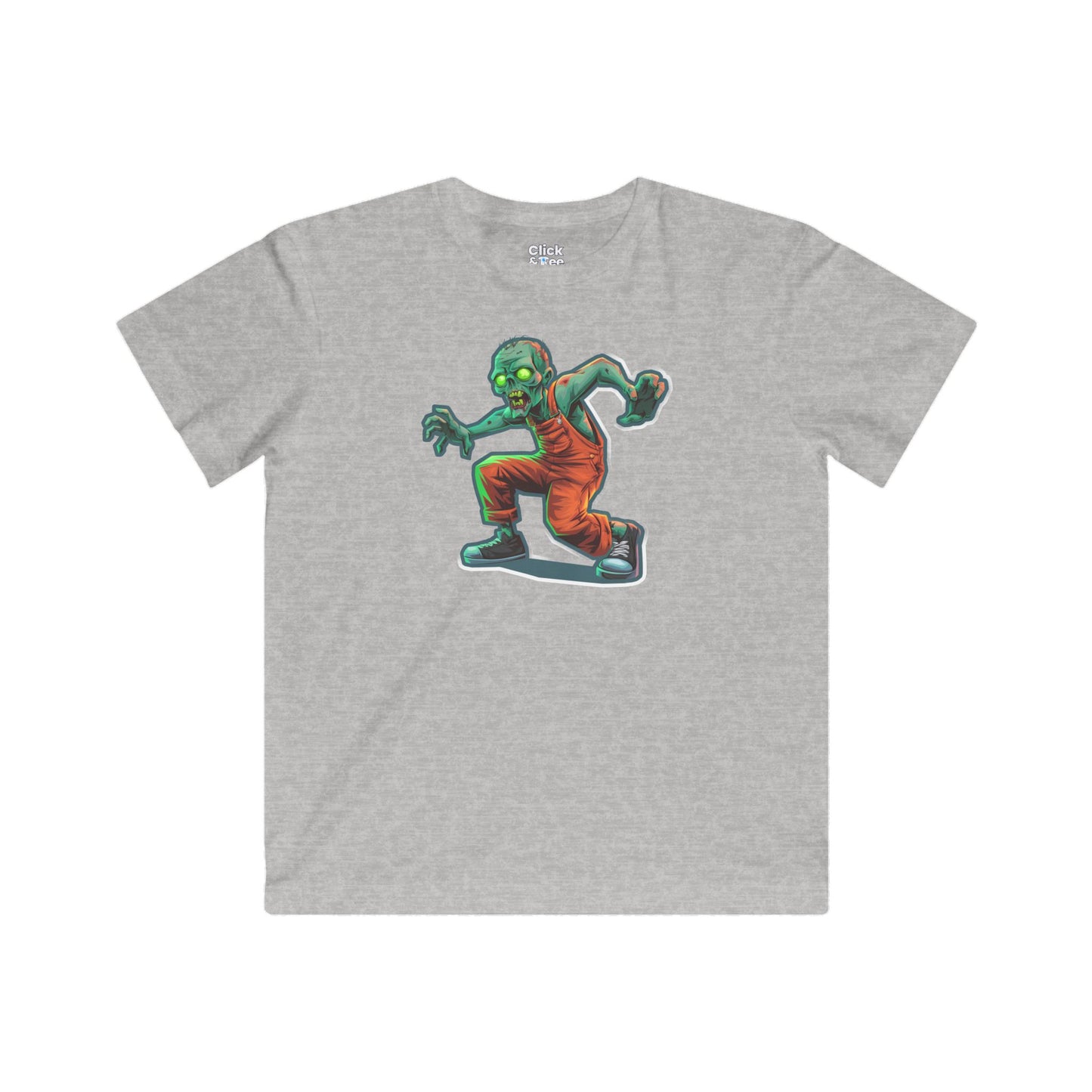 Kids 3D T-Shirt - Radioactive Zombie Breakdancing - 3D Style T-Shirt