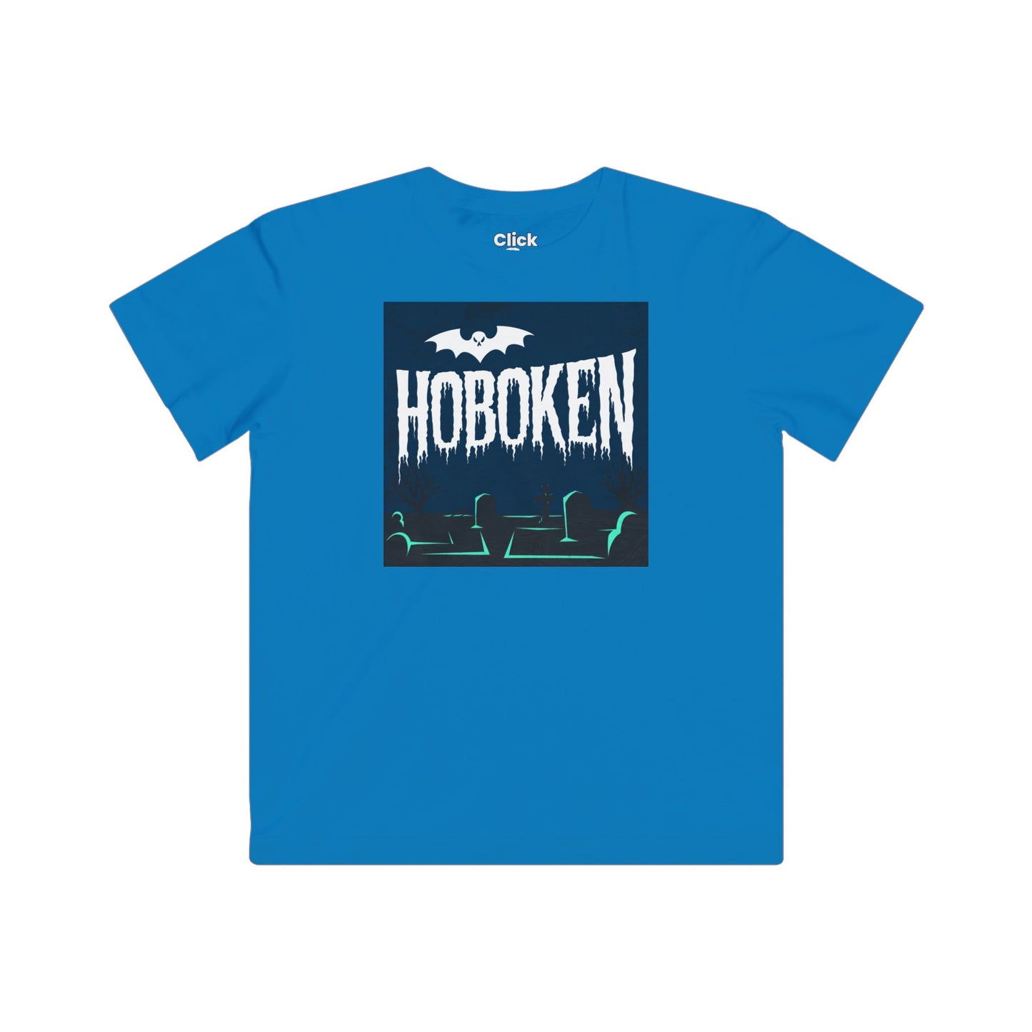 Kids Graphic Art T-Shirt - Spooky Letter Art Flying - Graphic Art Style T-Shirt - 02