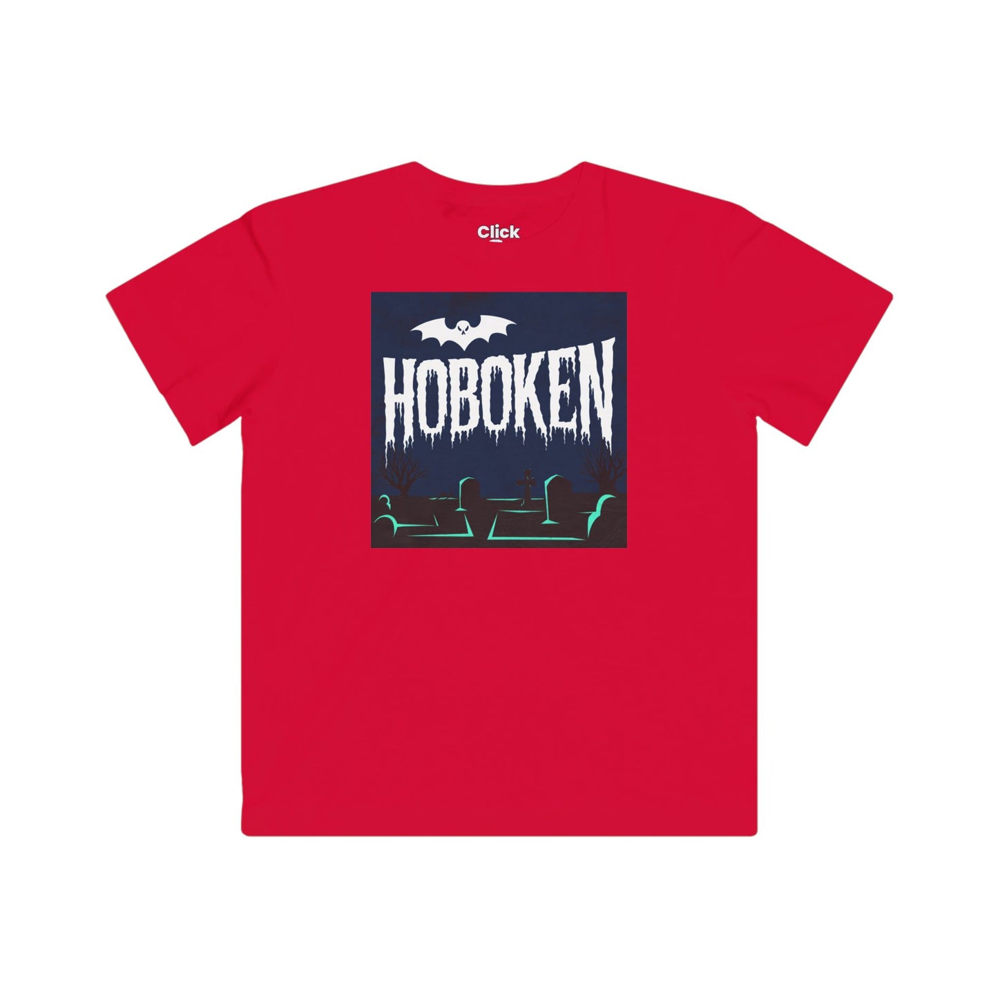 Kids Graphic Art T-Shirt - Spooky Letter Art Flying - Graphic Art Style T-Shirt - 02