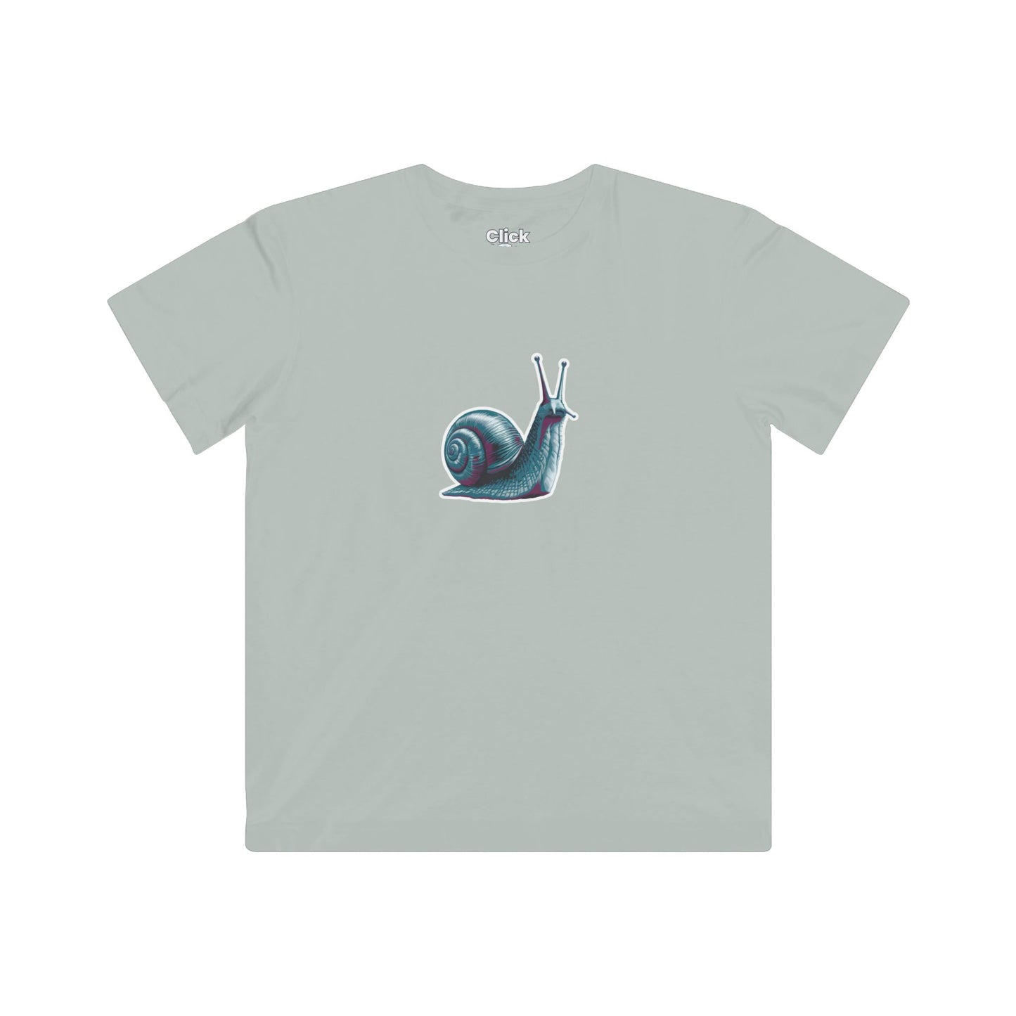 Kids Modern T-Shirt - Enlightened Snail Battling Intensely - Modern Style T-Shirt