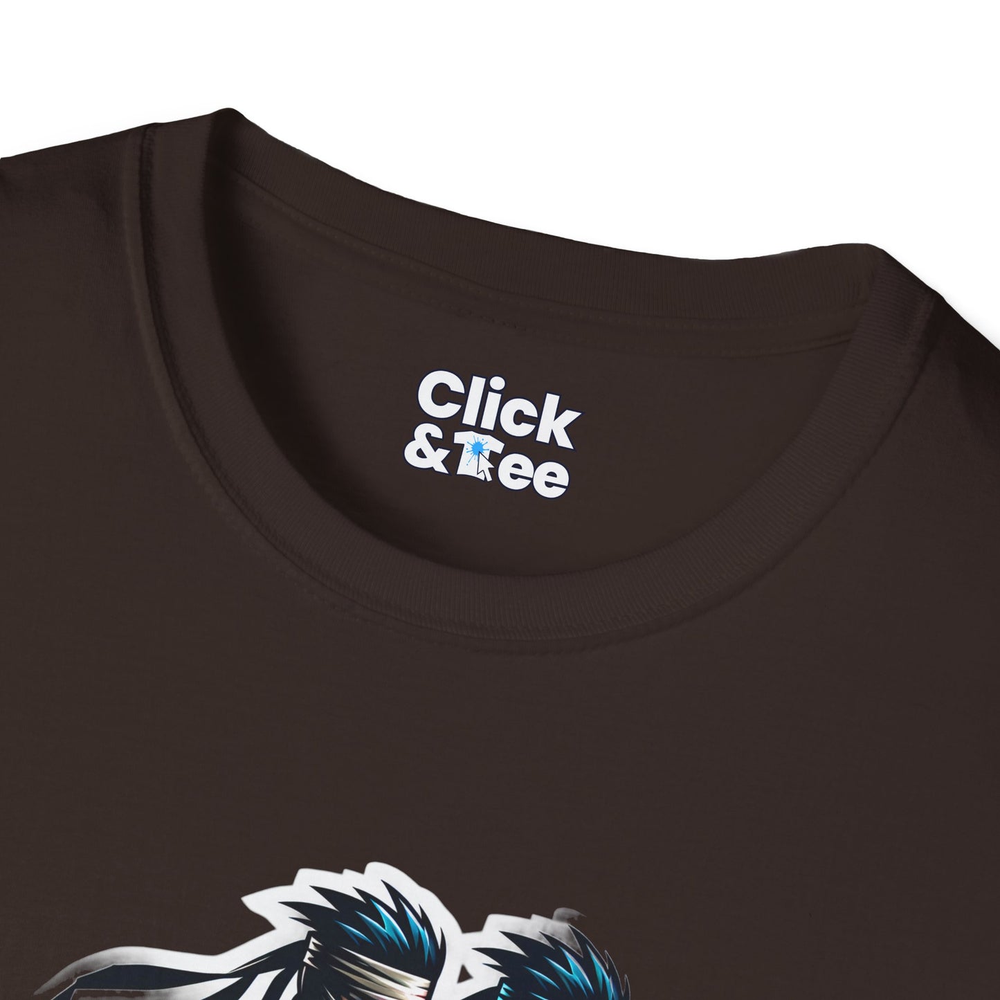 Realistic T-Shirt - Battle-scarred Warrior Ninja Ready for battle - Realistic Style T-Shirt