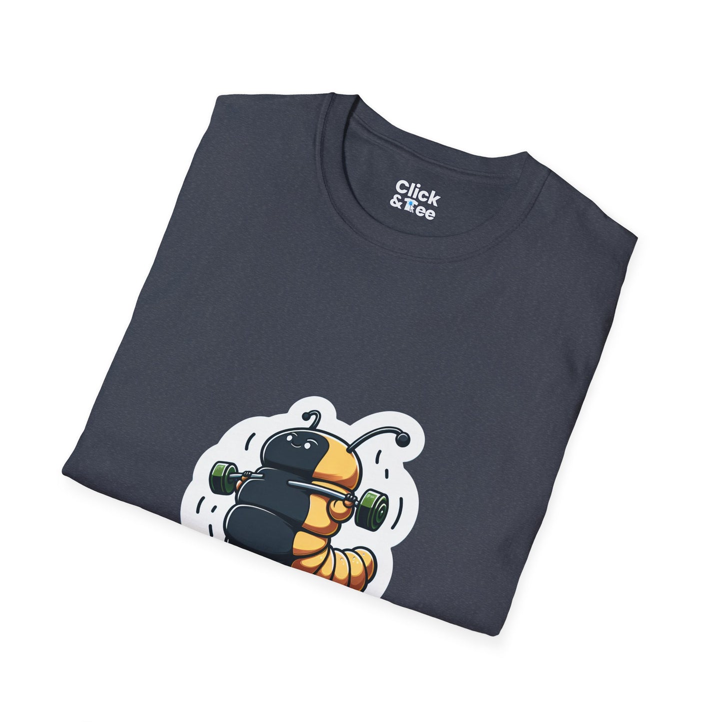 Photography T-Shirt - Fat Caterpillar Working out - Photography Style T-Shirt