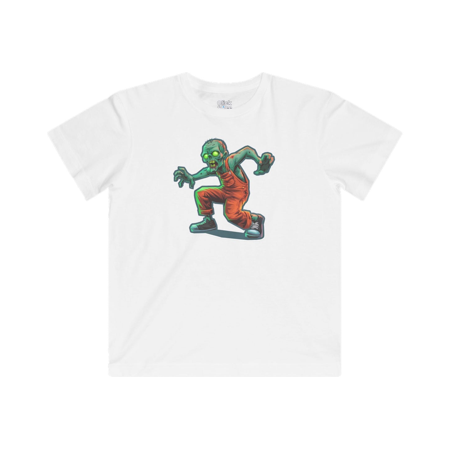 Kids 3D T-Shirt - Radioactive Zombie Breakdancing - 3D Style T-Shirt