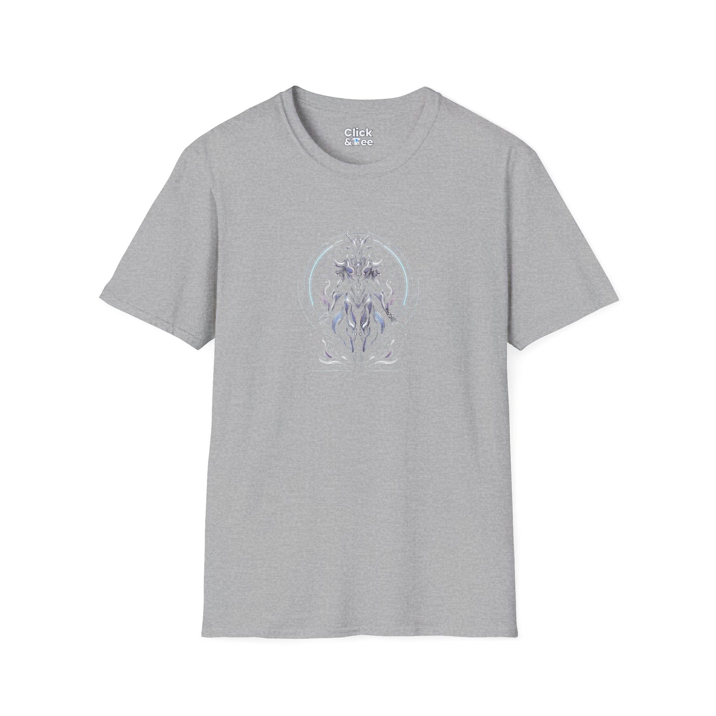 Unique T-Shirt - Mystical Robot Flying through the air - Fantasy Style T-Shirt
