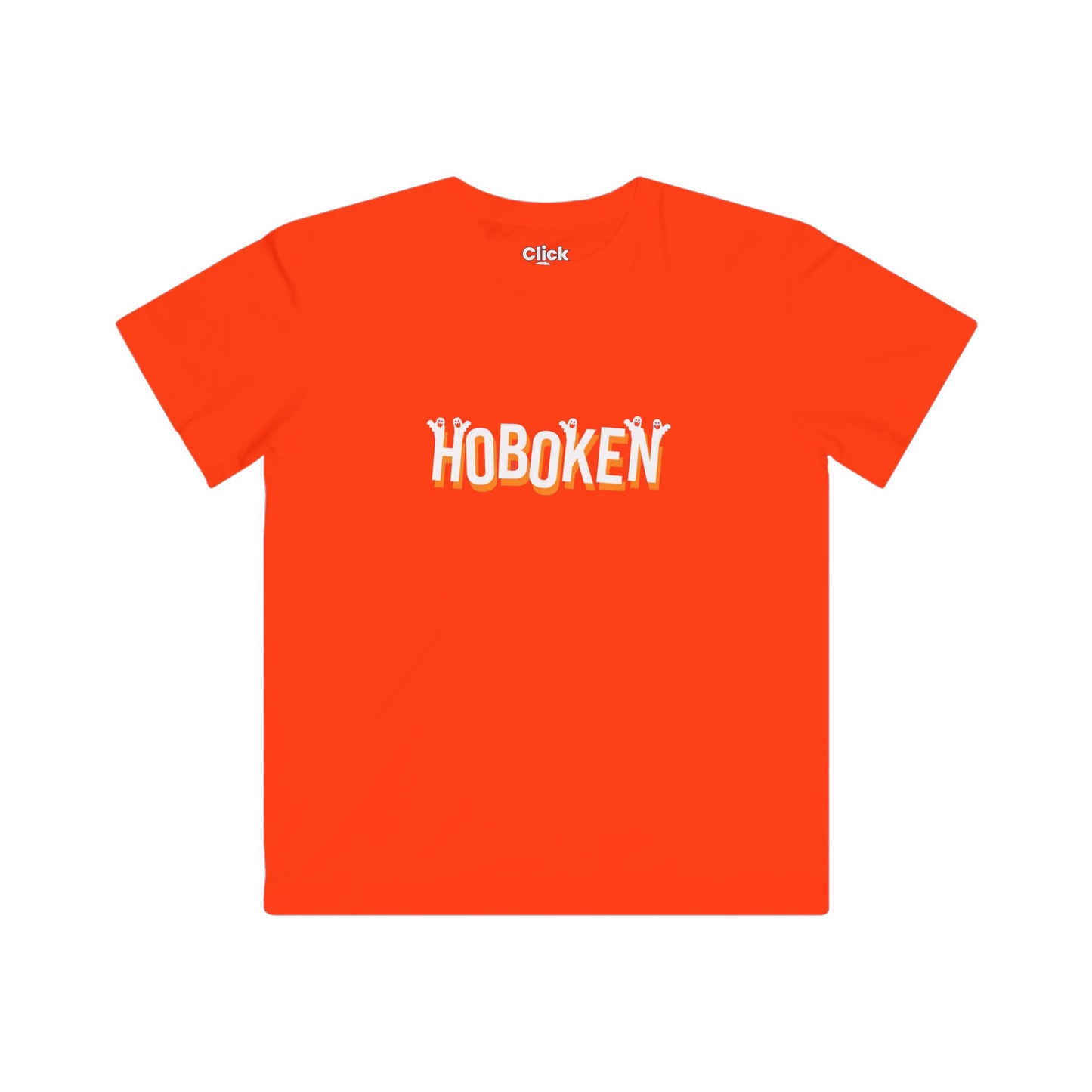 Kids Graphic Art T-Shirt - Spooky Letter Art Flying - Graphic Art Style T-Shirt - 01