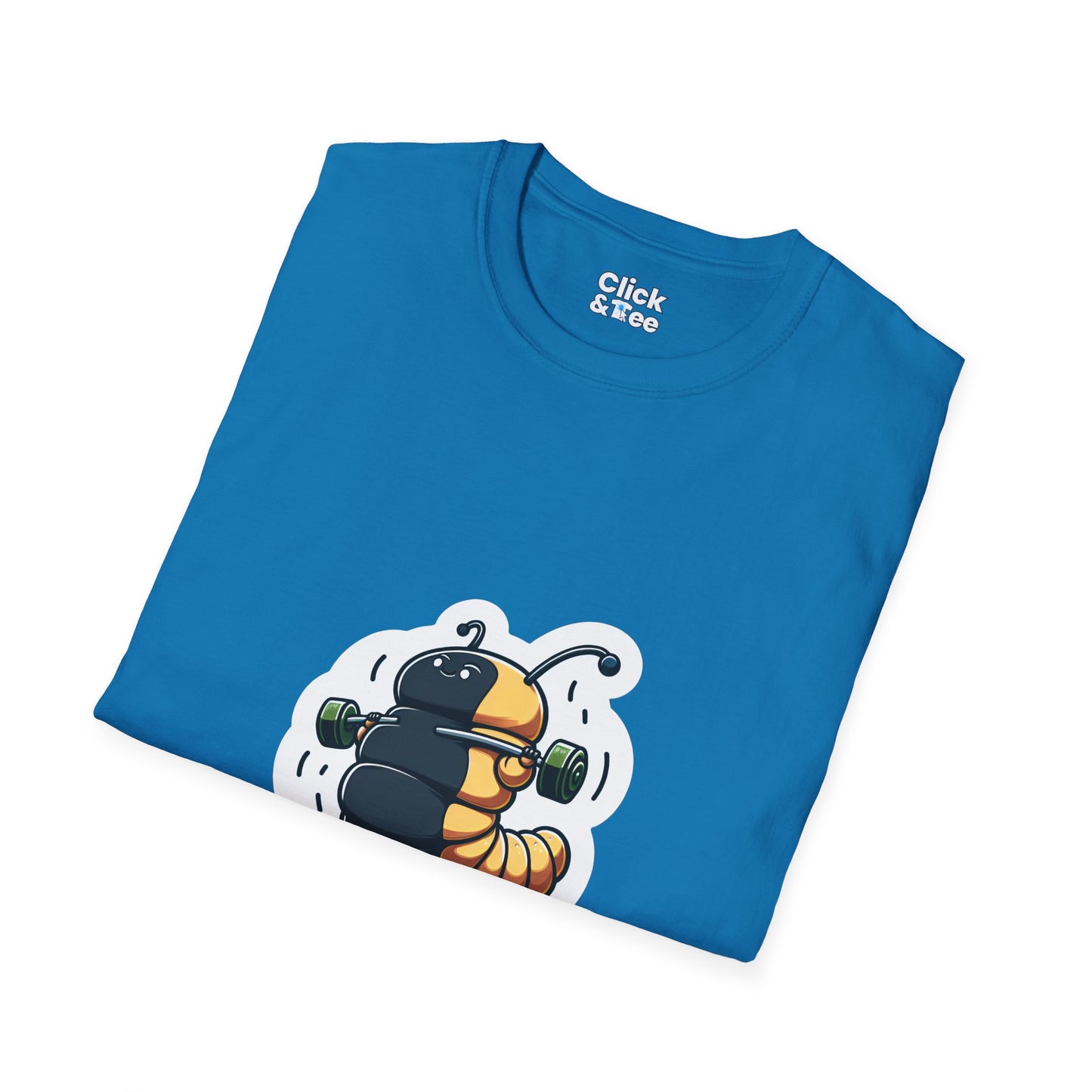 Photography T-Shirt - Fat Caterpillar Working out - Photography Style T-Shirt