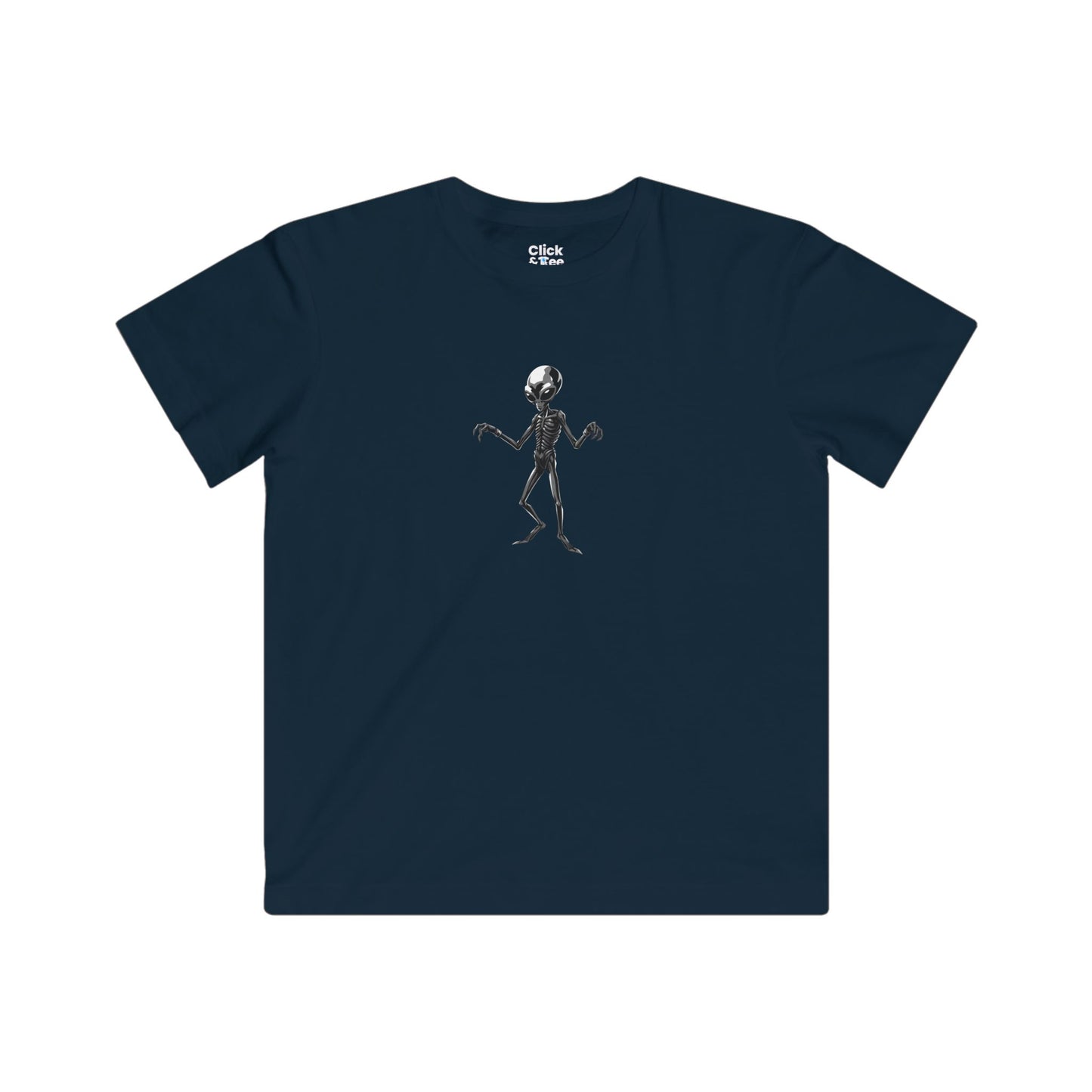 Kids Noir T-Shirt - Cool Alien Dancing - Noir Style T-Shirt