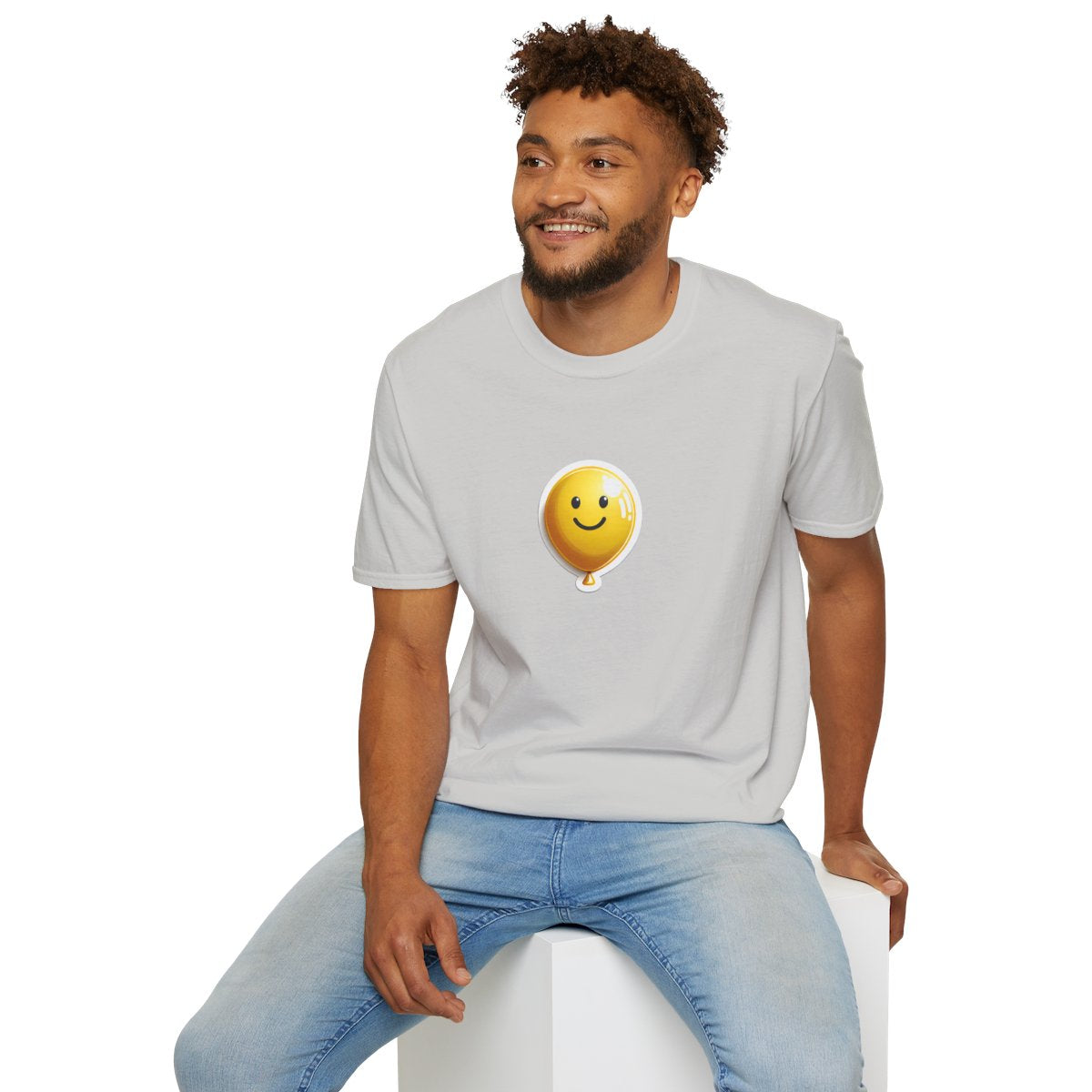 3DYellow Balloon Unique T-Shirt Image 7