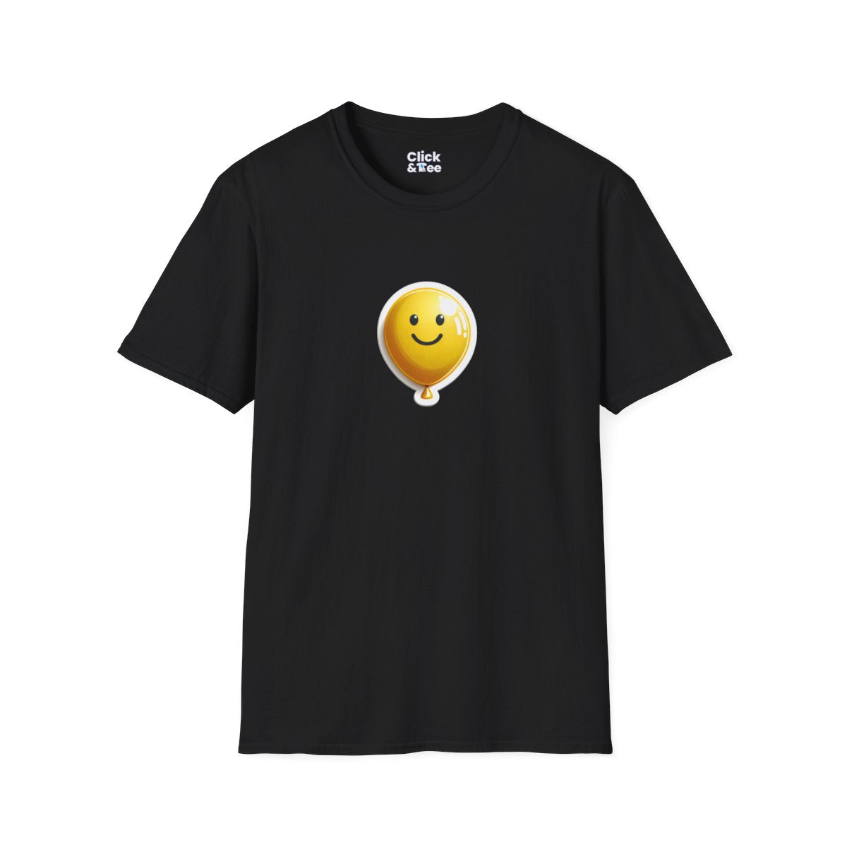 3DYellow Balloon Unique T-Shirt Image 3