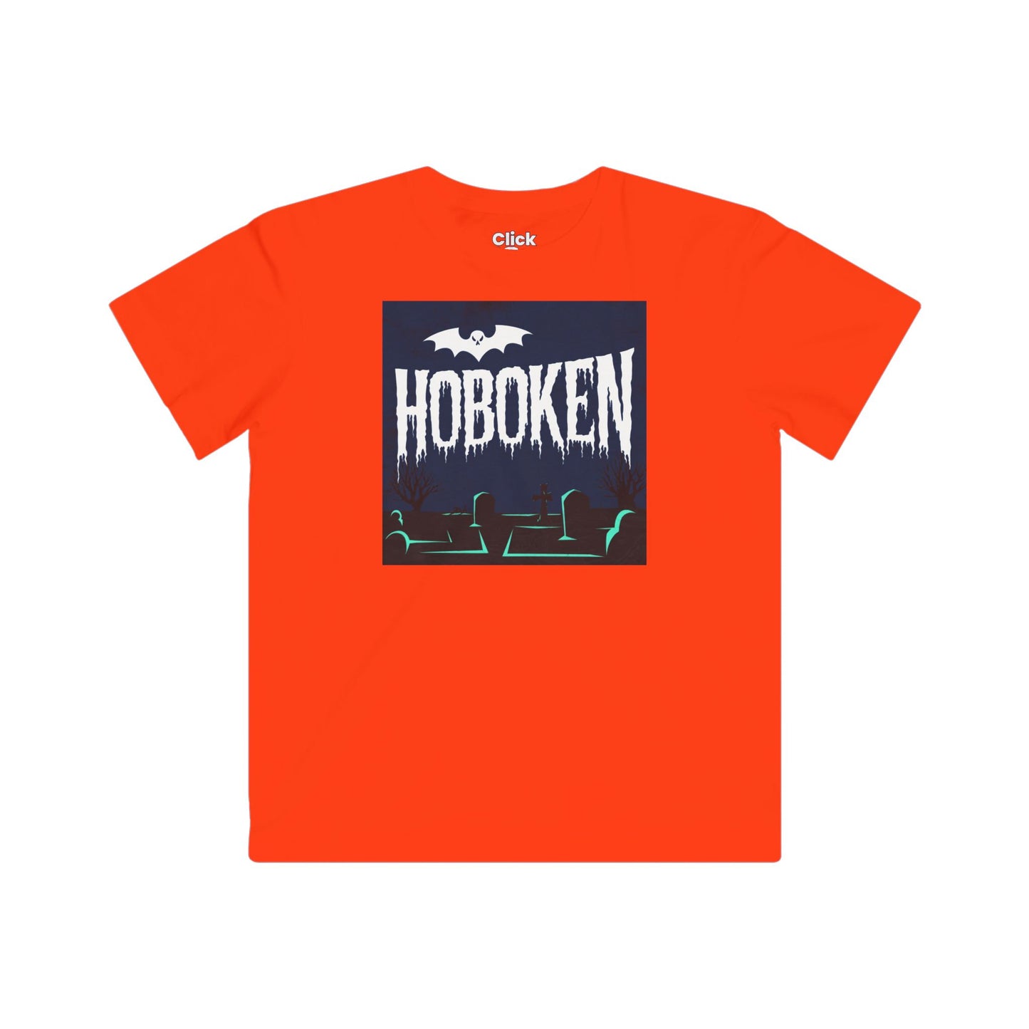 Kids Graphic Art T-Shirt - Spooky Letter Art Flying - Graphic Art Style T-Shirt - 02