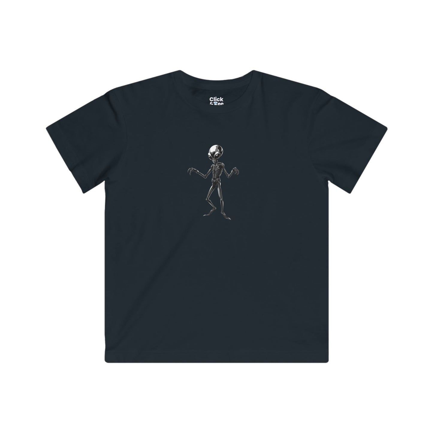 Kids Noir T-Shirt - Cool Alien Dancing - Noir Style T-Shirt