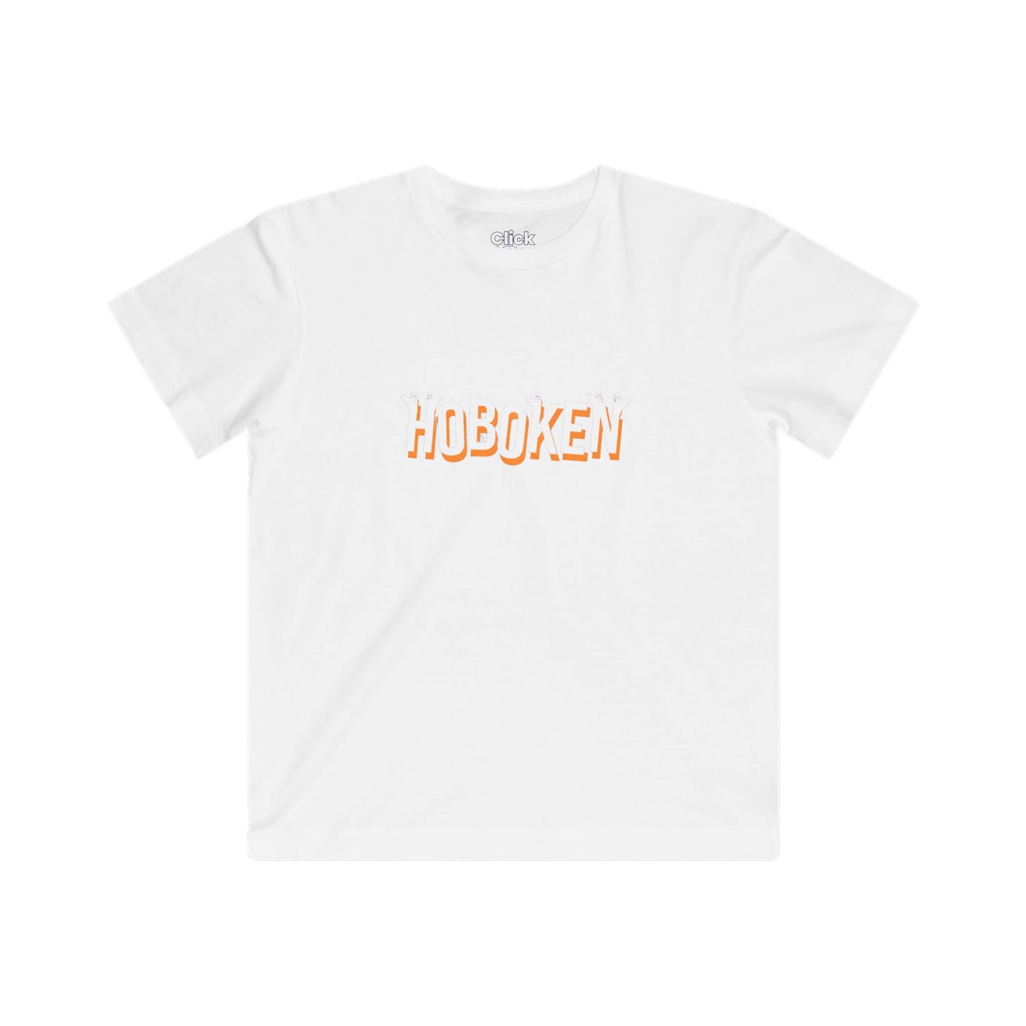 Kids Graphic Art T-Shirt - Spooky Letter Art Flying - Graphic Art Style T-Shirt - 01