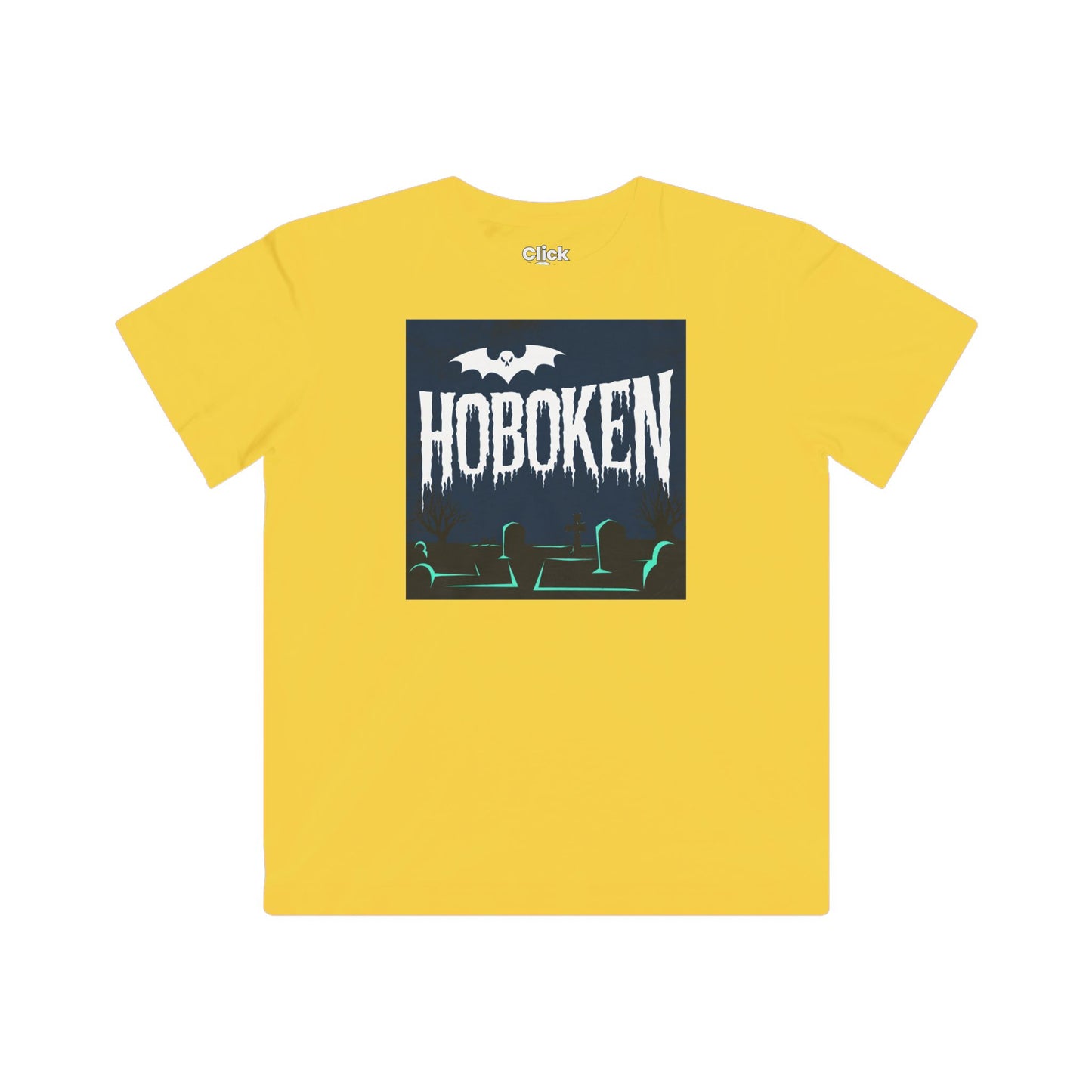 Kids Graphic Art T-Shirt - Spooky Letter Art Flying - Graphic Art Style T-Shirt - 02
