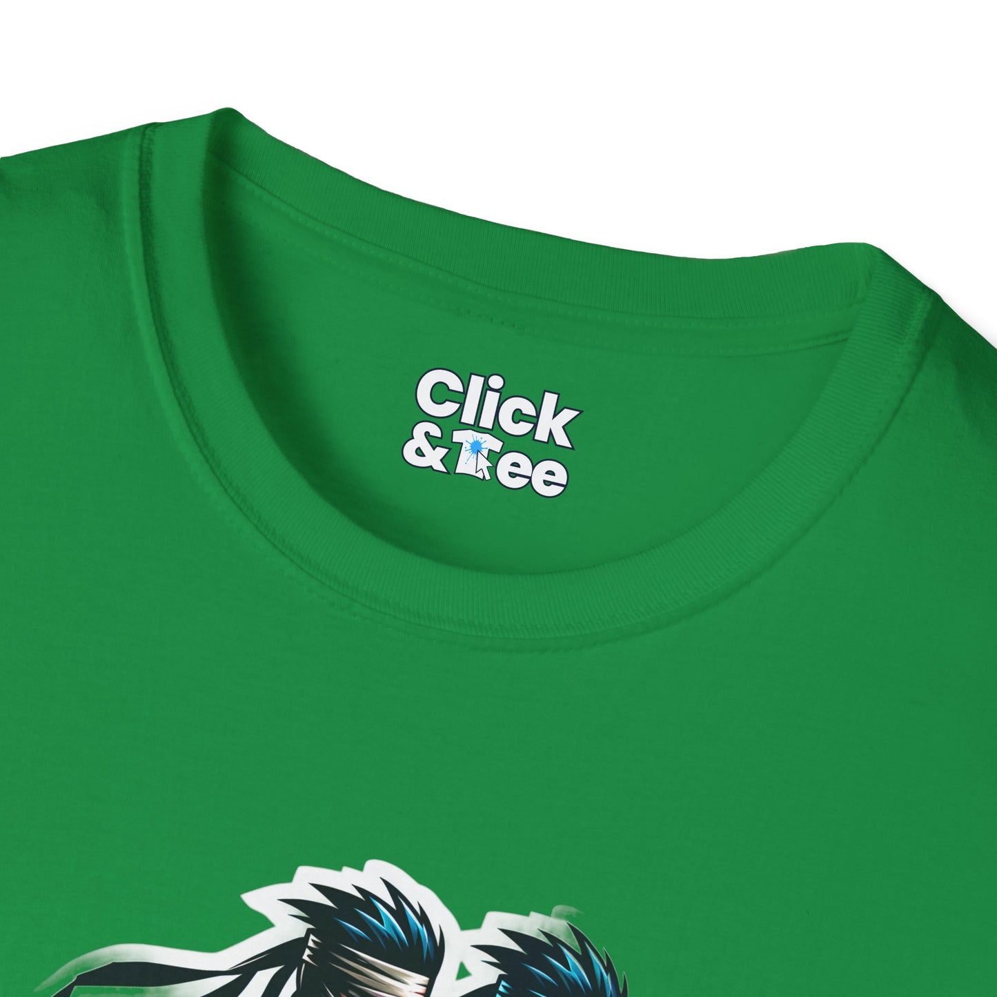 Realistic T-Shirt - Battle-scarred Warrior Ninja Ready for battle - Realistic Style T-Shirt