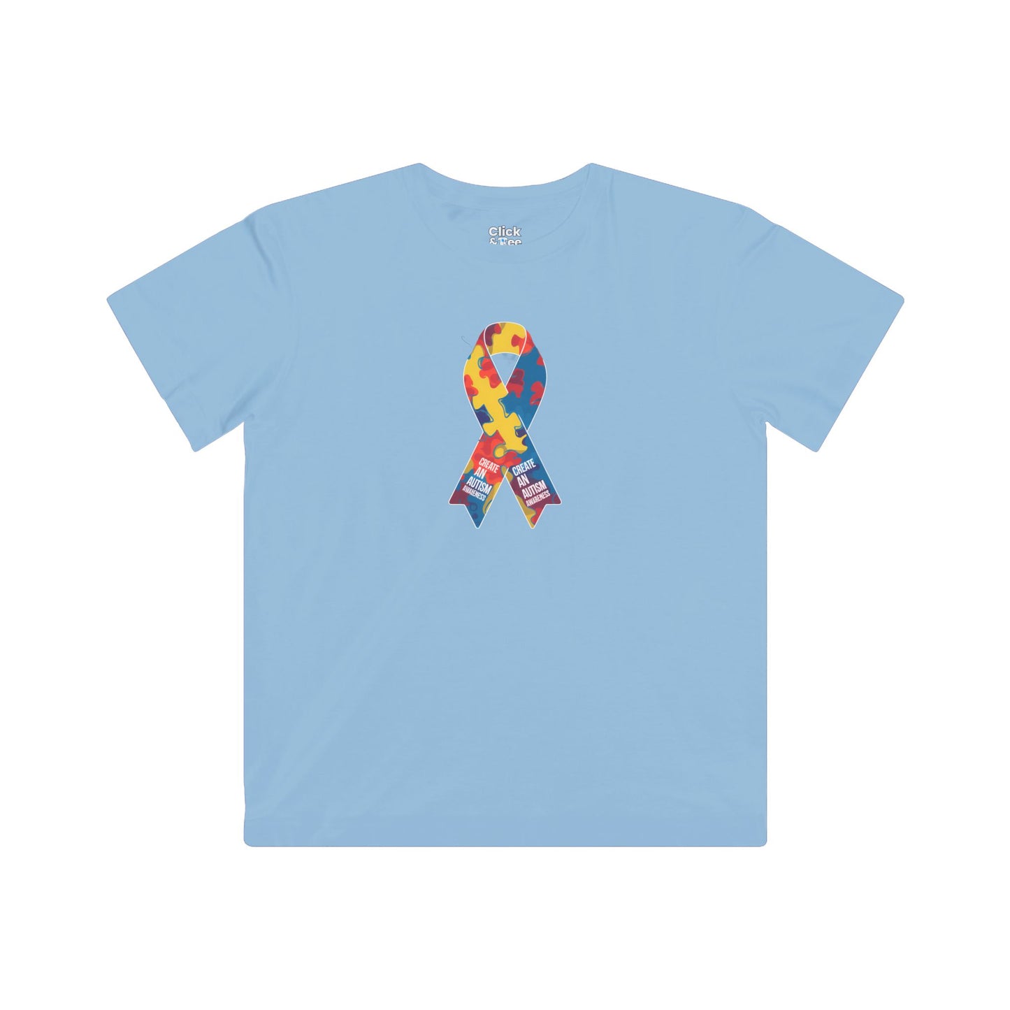 Kids Digital Art T-Shirt - Autism Character Description - Digital Art Style T-Shirt