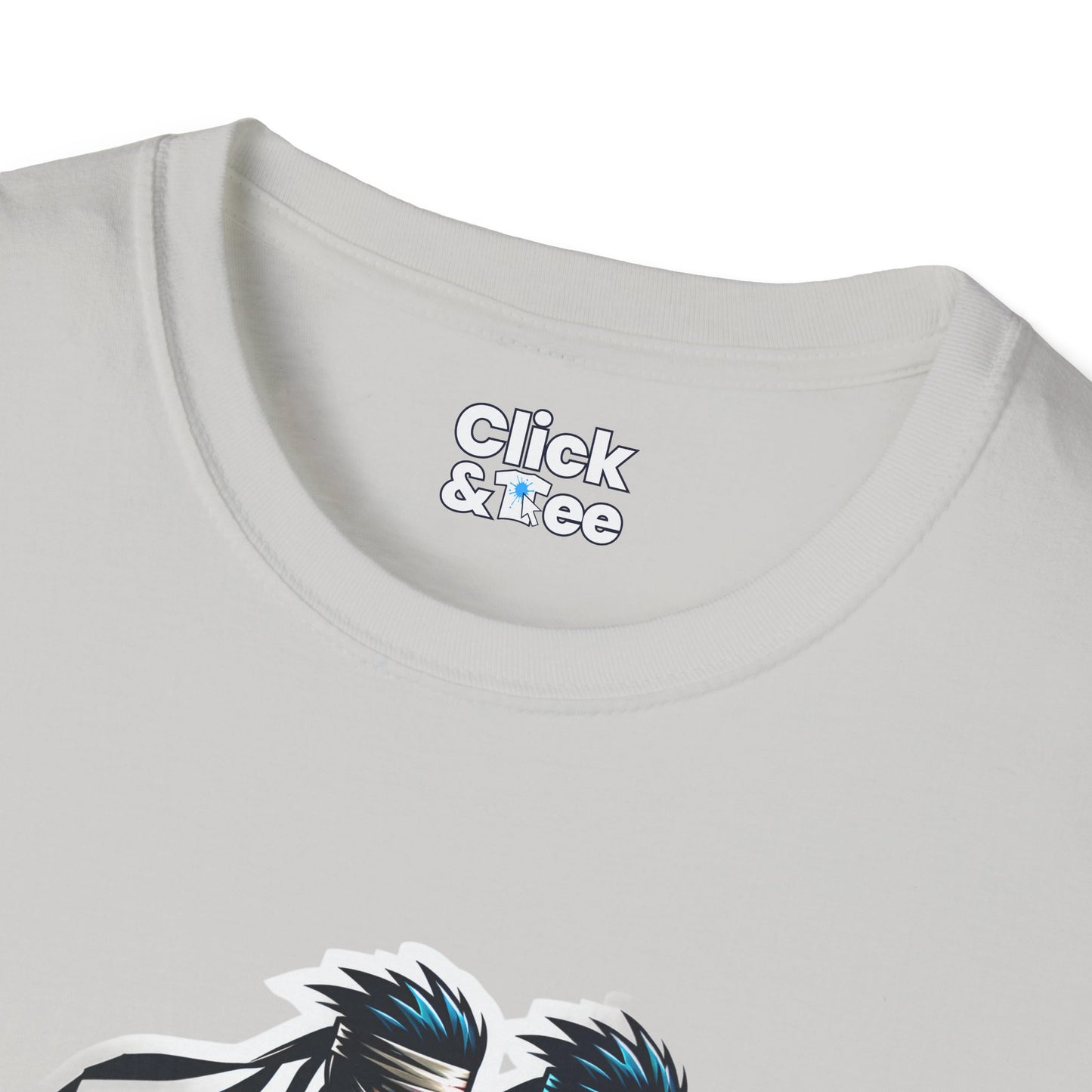 Realistic T-Shirt - Battle-scarred Warrior Ninja Ready for battle - Realistic Style T-Shirt