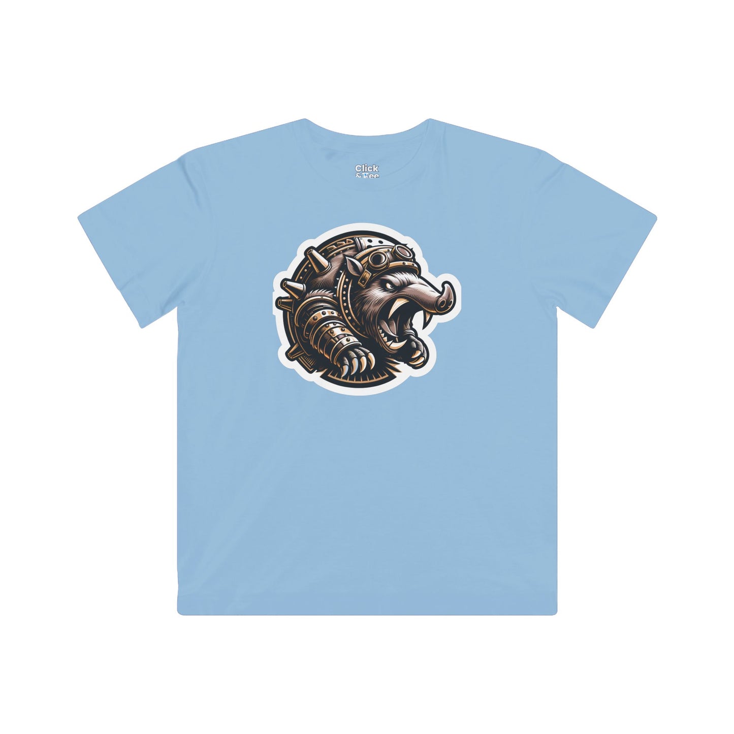 Kids Steampunk T-Shirt - angry aardvark aardvark growling - Steampunk Style T-Shirt