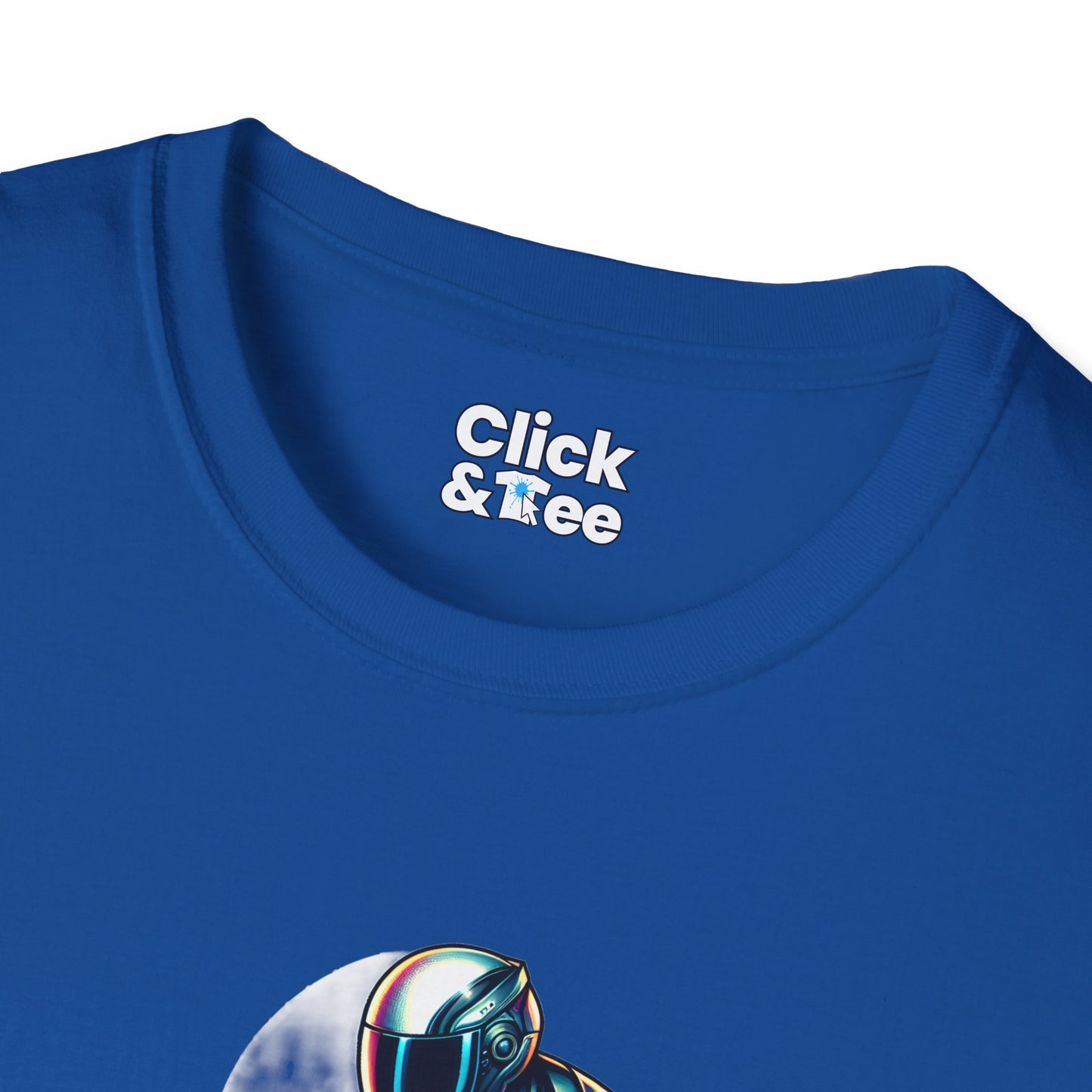 Synthwave T-Shirt - Futuristic Racer Riding a futuristic light bike - Synthwave Style T-Shirt