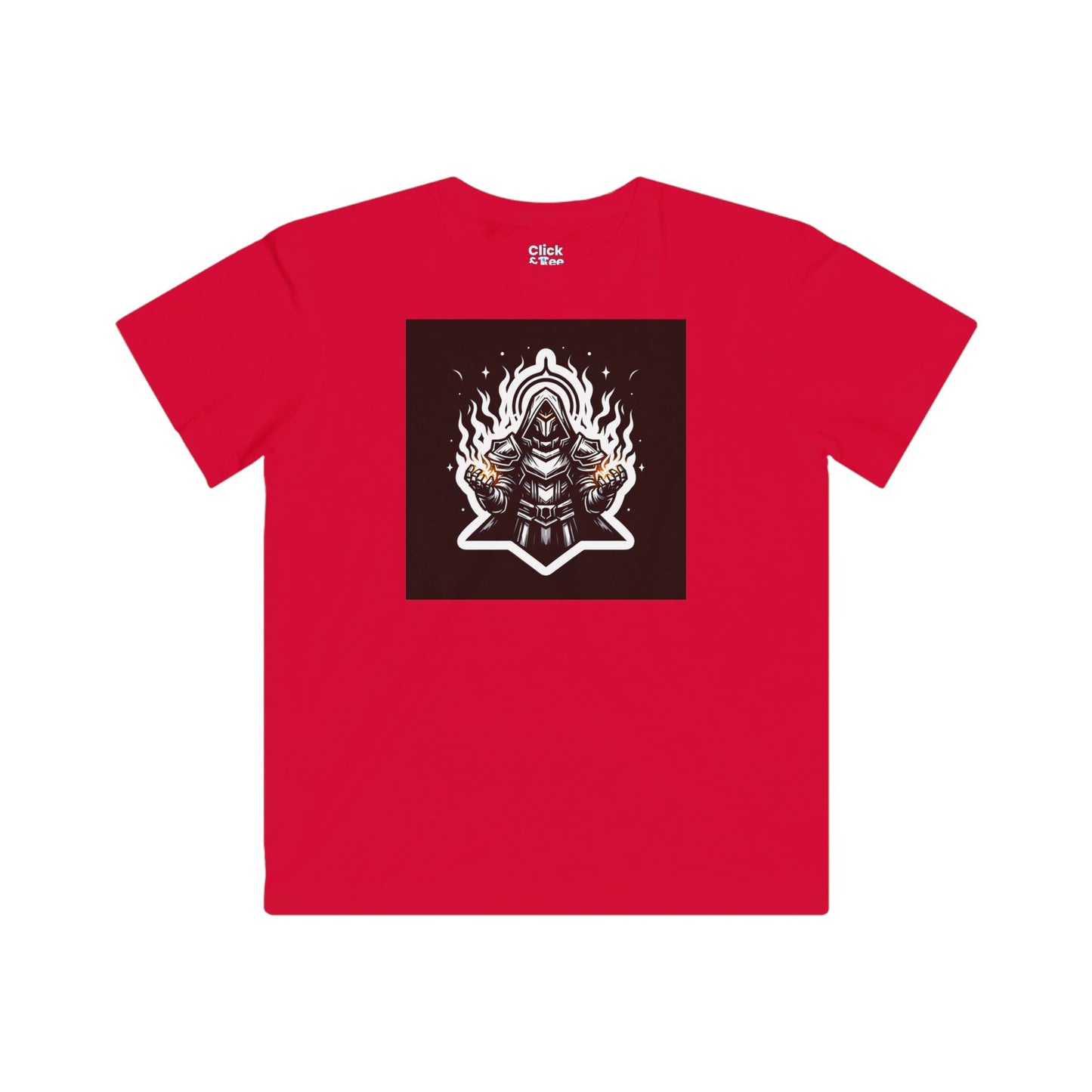Kids Modern T-Shirt - Ominous Paladin Creating Light Show - Modern Style T-Shirt