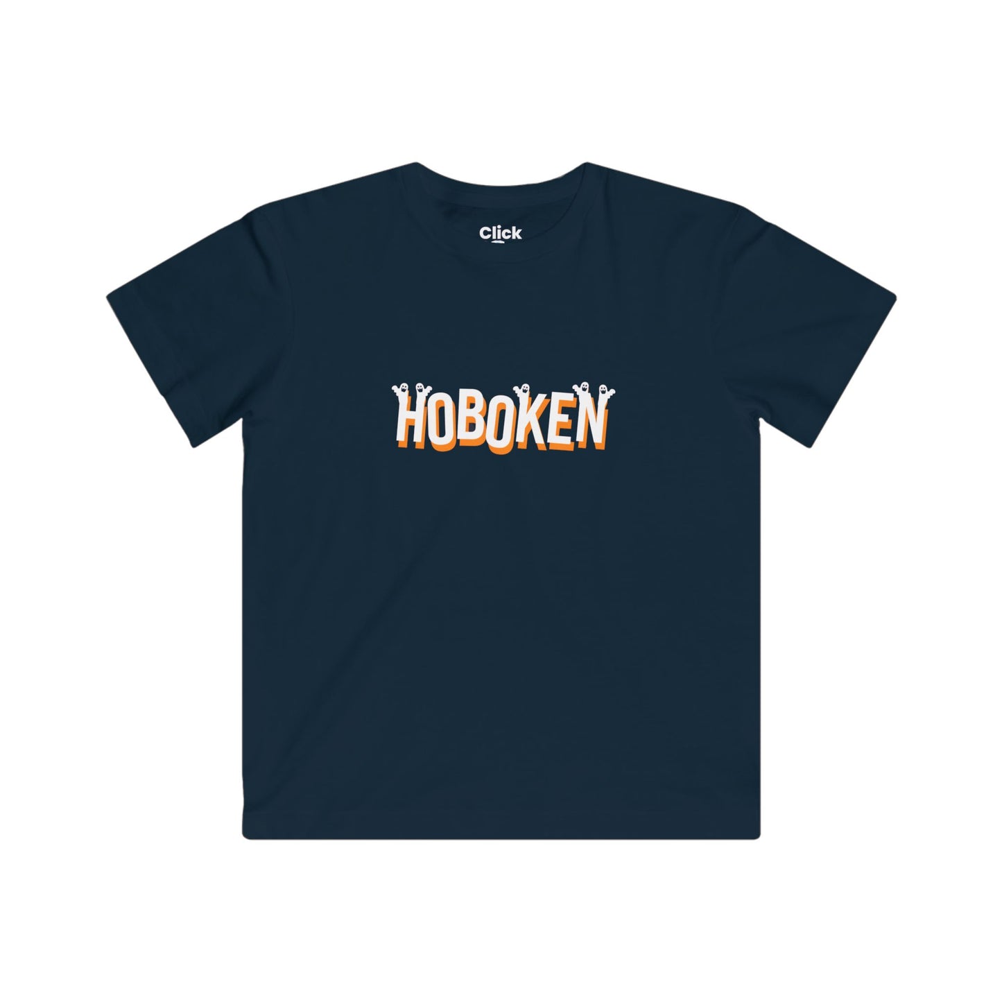 Kids Graphic Art T-Shirt - Spooky Letter Art Flying - Graphic Art Style T-Shirt - 01