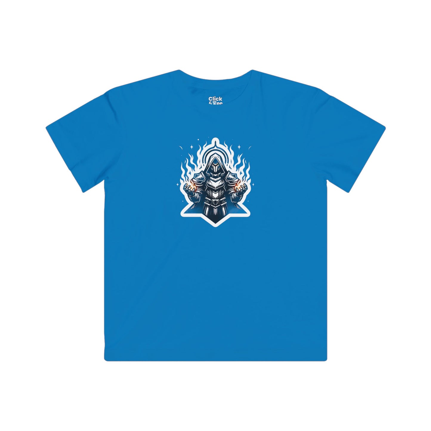 Kids Modern T-Shirt - Ominous Paladin Creating Light Show - Modern Style T-Shirt