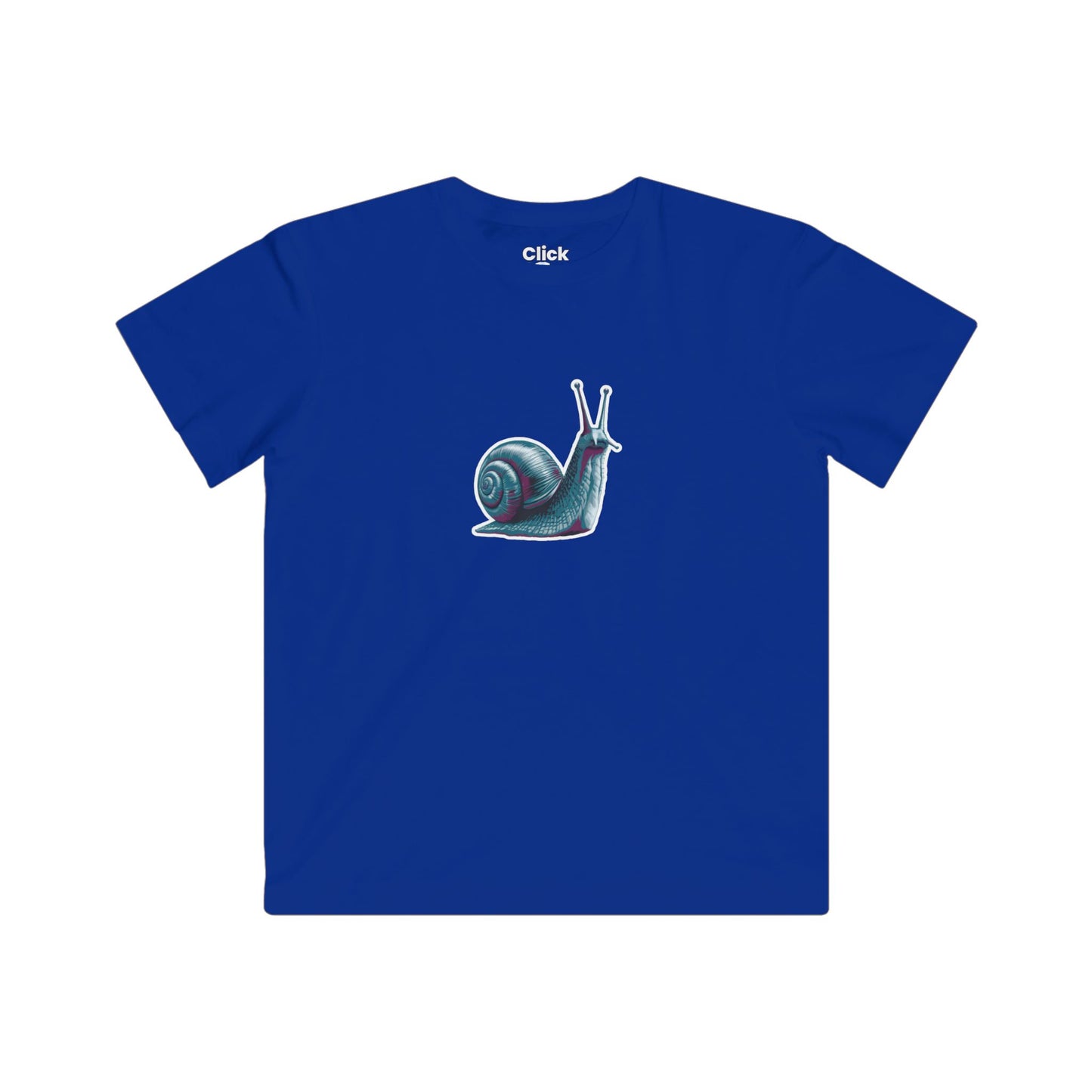 Kids Modern T-Shirt - Enlightened Snail Battling Intensely - Modern Style T-Shirt