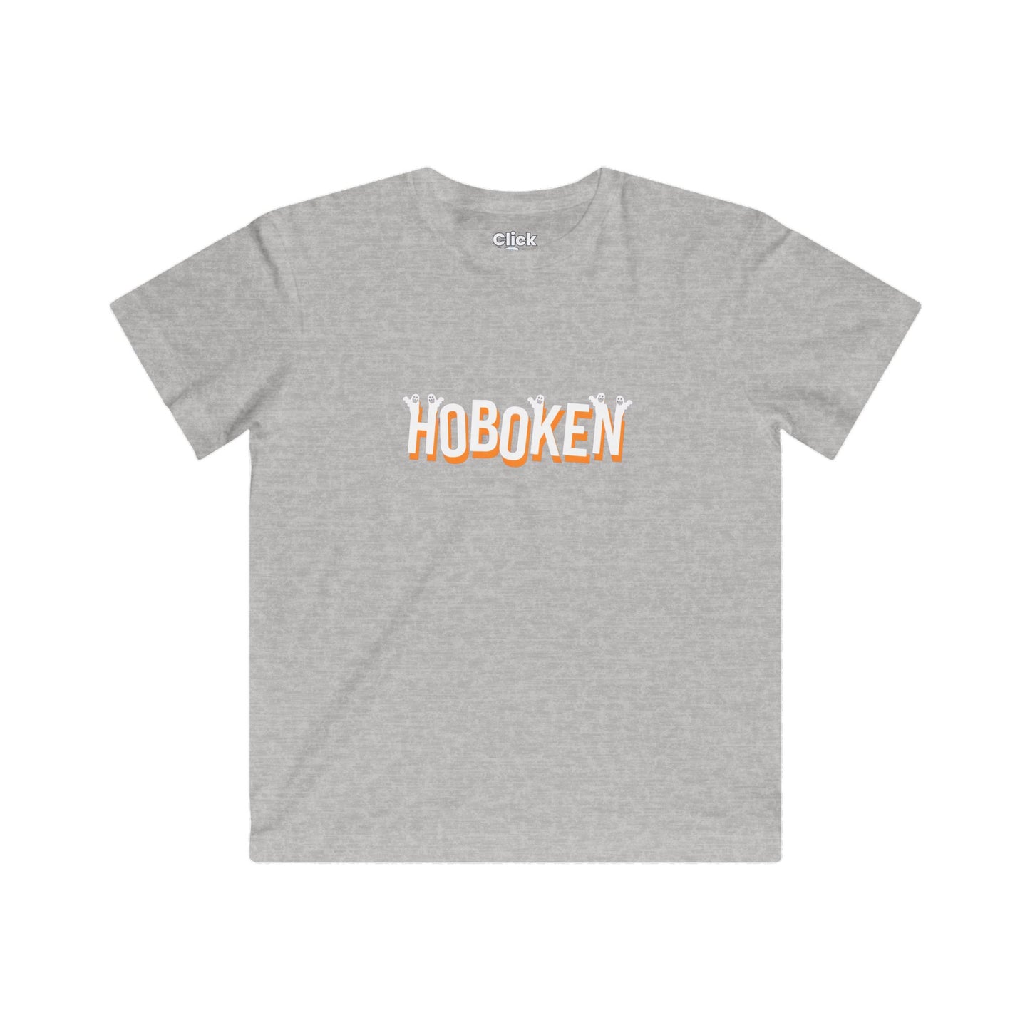 Kids Graphic Art T-Shirt - Spooky Letter Art Flying - Graphic Art Style T-Shirt - 01