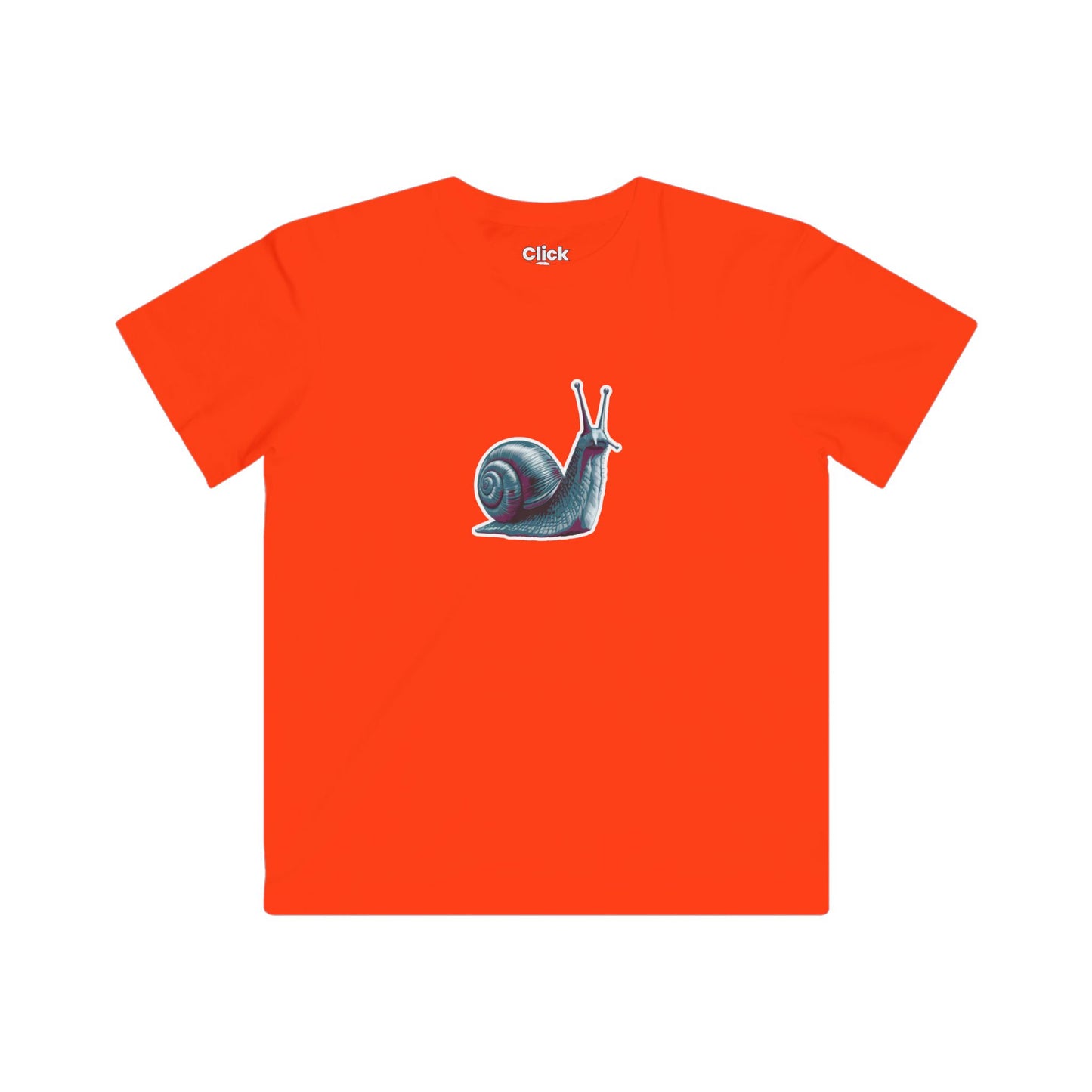 Kids Modern T-Shirt - Enlightened Snail Battling Intensely - Modern Style T-Shirt