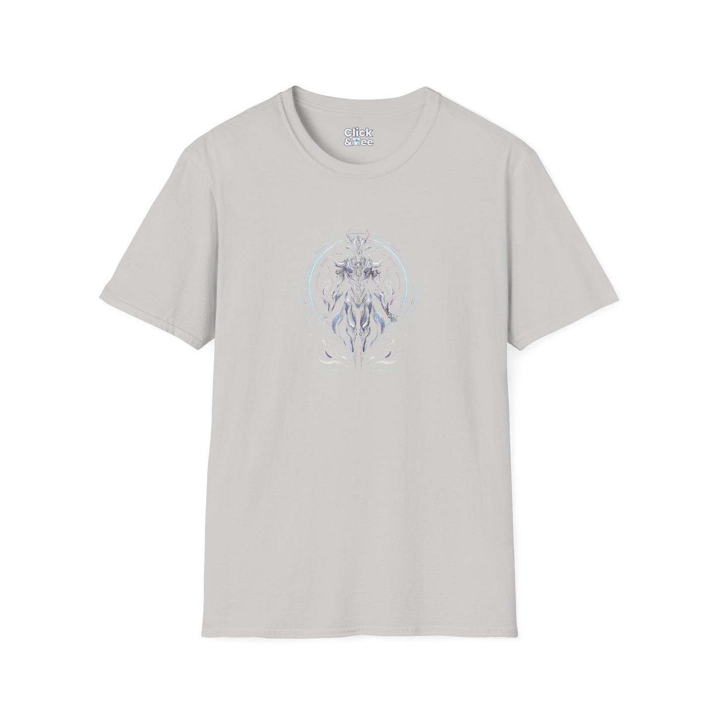 Unique T-Shirt - Mystical Robot Flying through the air - Fantasy Style T-Shirt