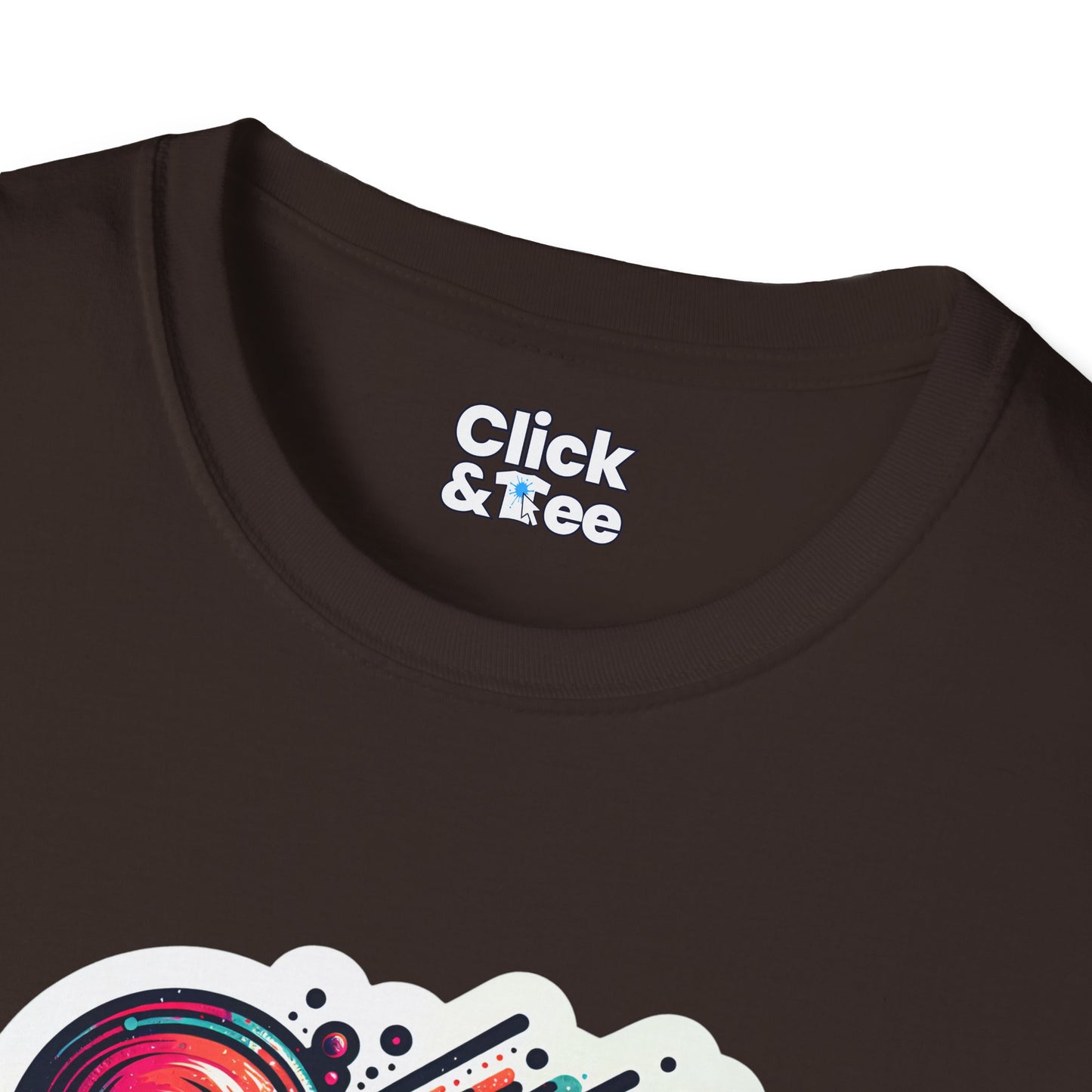 Graphic Art T-Shirt - Vibrant Abstract design Splattered - Graphic Art Style T-Shirt