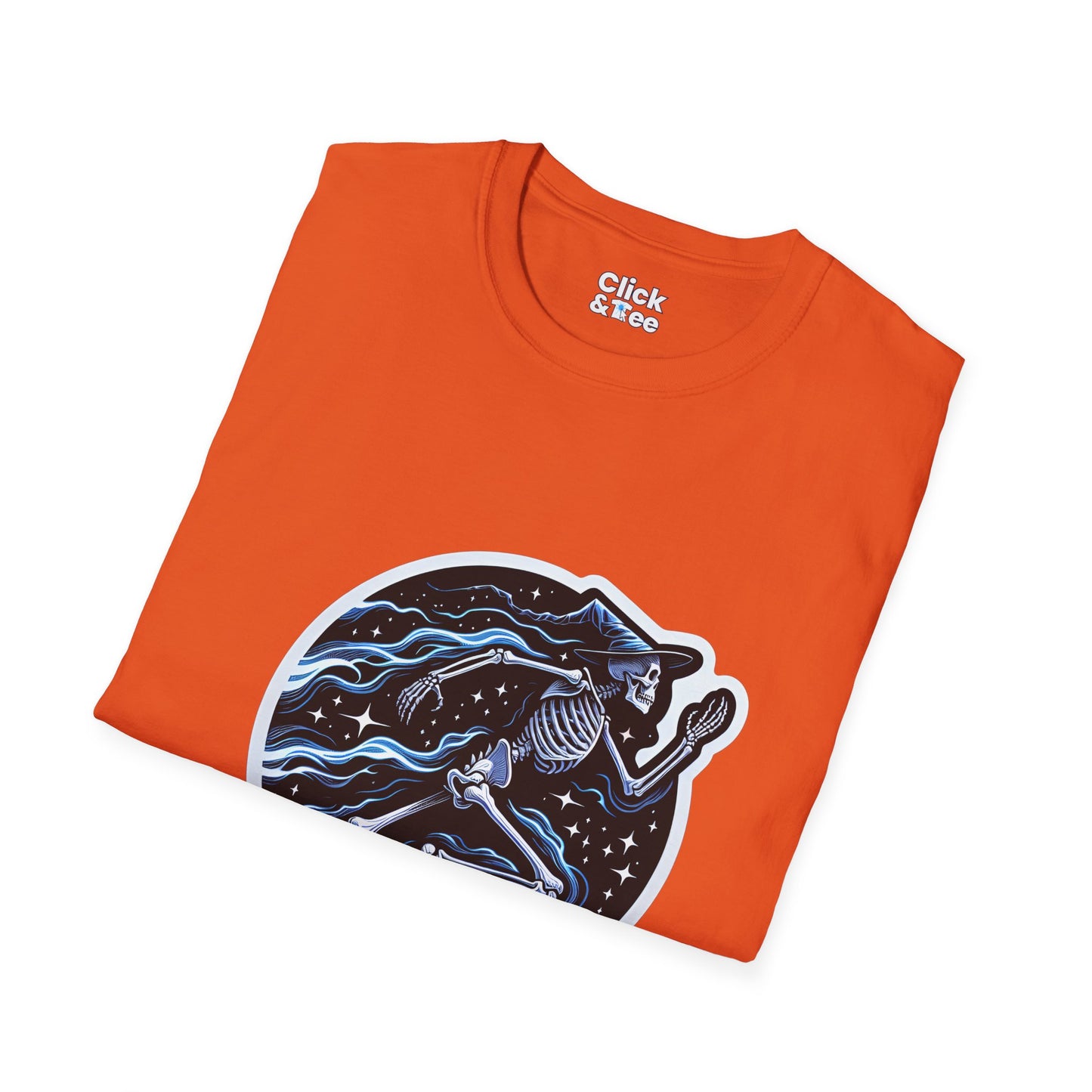 Fantasy T-Shirt - Magical Skeleton Running - Fantasy Style T-Shirt