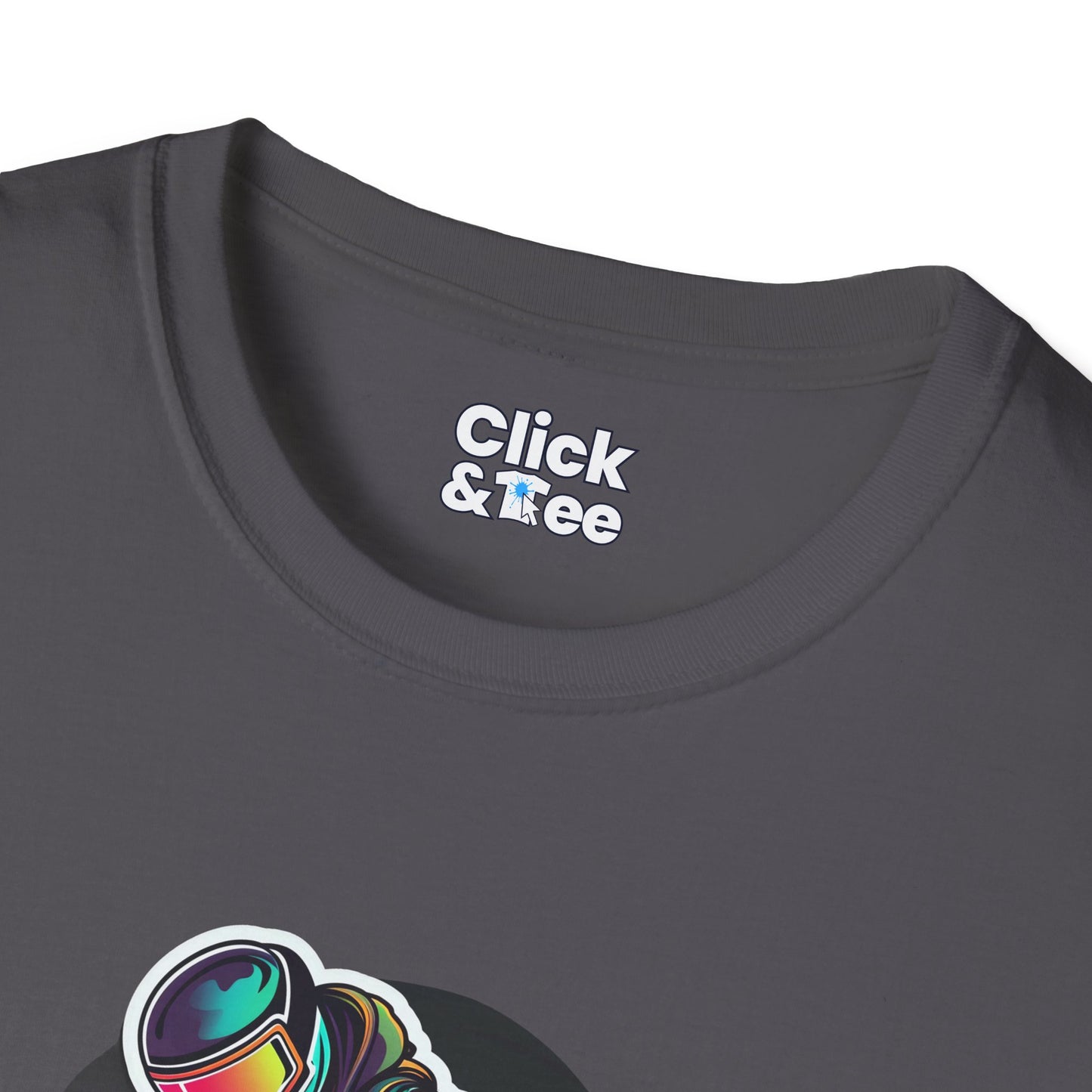 Retro T-Shirt - Aggressive Robot Snowboarder Flying through the air - Retro Style T-Shirt