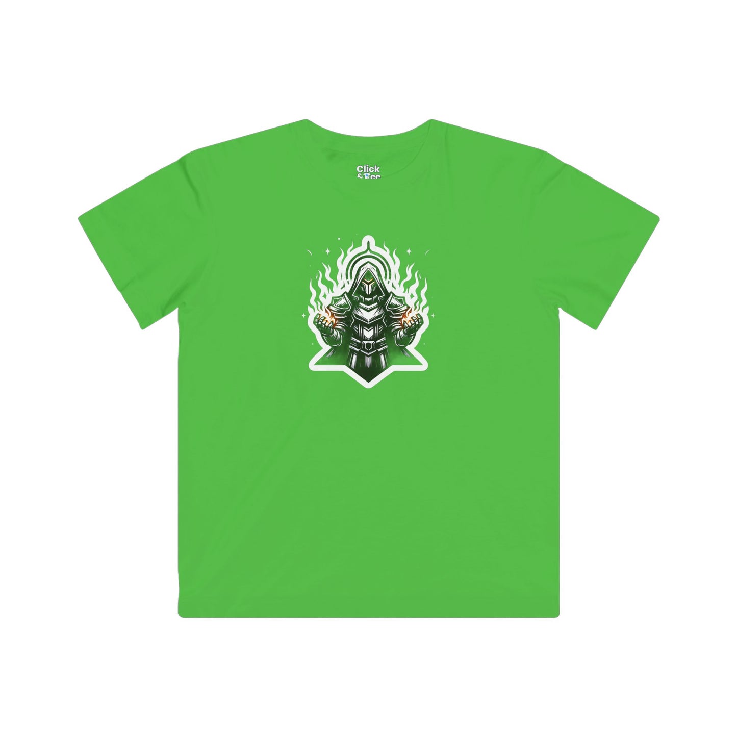 Kids Modern T-Shirt - Ominous Paladin Creating Light Show - Modern Style T-Shirt