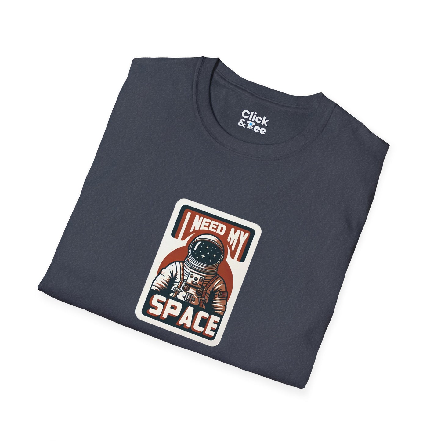 Retro T-Shirt - Lone Astronaut Saying "I need my space" - Retro Style T-Shirt