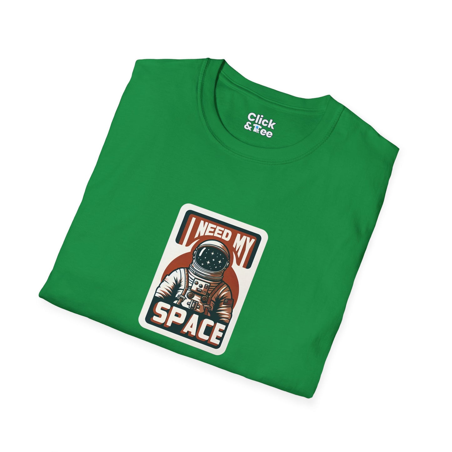 Retro T-Shirt - Lone Astronaut Saying "I need my space" - Retro Style T-Shirt
