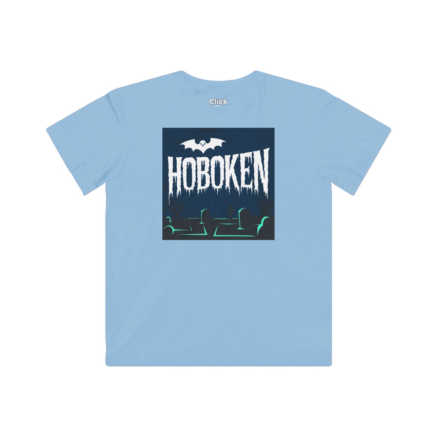 Kids Graphic Art T-Shirt - Spooky Letter Art Flying - Graphic Art Style T-Shirt - 02