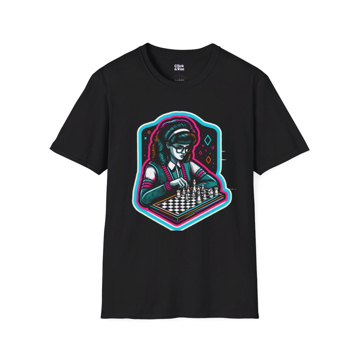 80s NeonNerd Unique T-Shirt Image 3