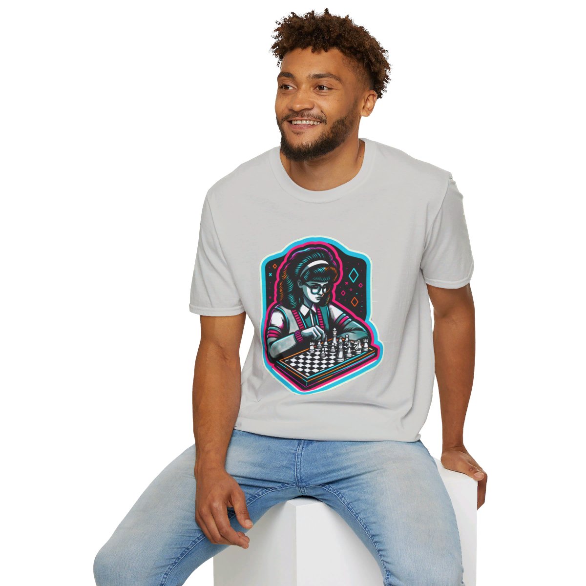 80s NeonNerd Unique T-Shirt Image 7