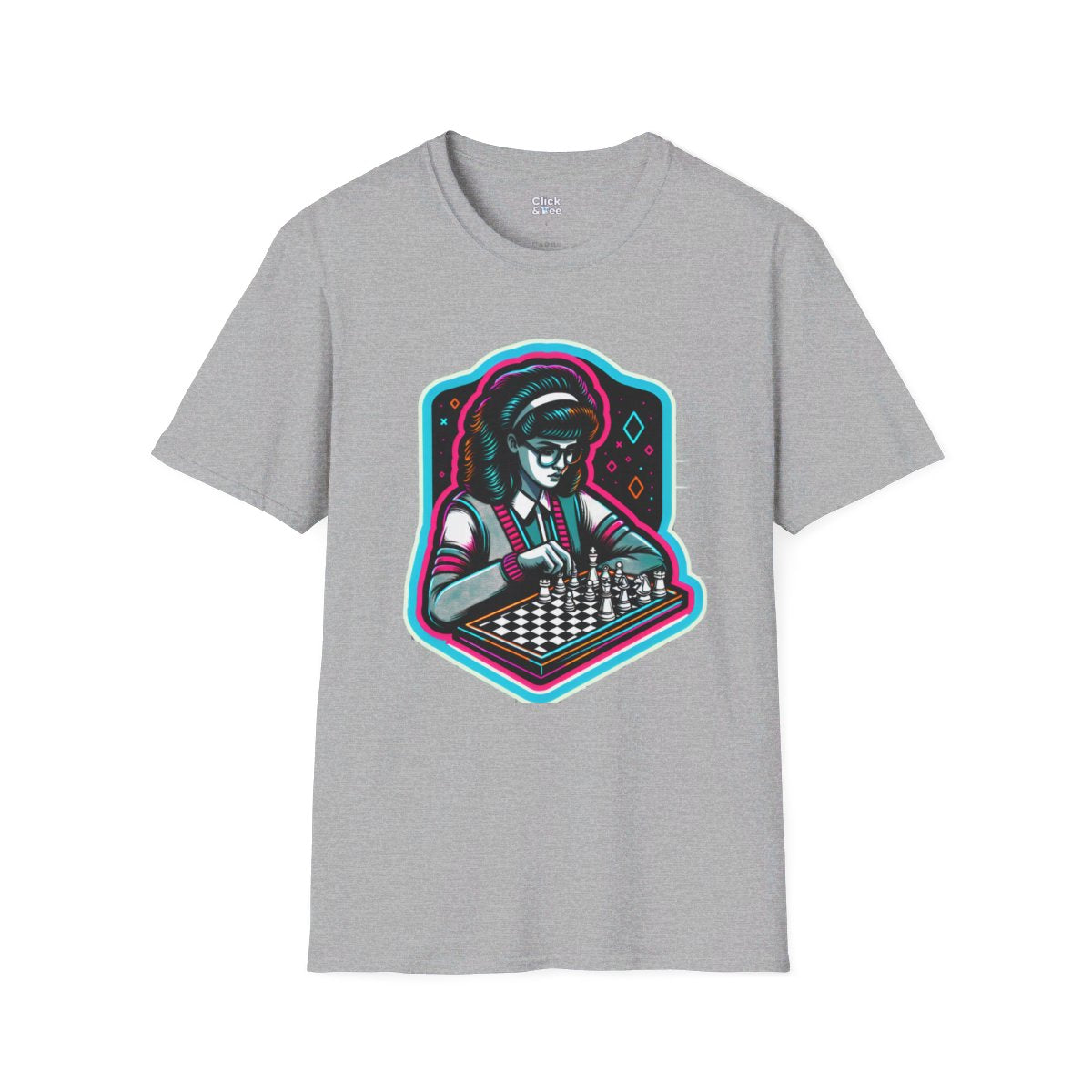 80s NeonNerd Unique T-Shirt Image 2