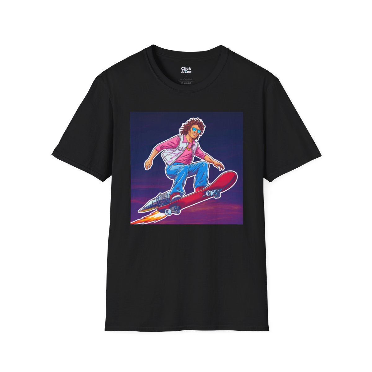 80s NeonAdventurer Unique T-Shirt Image 3