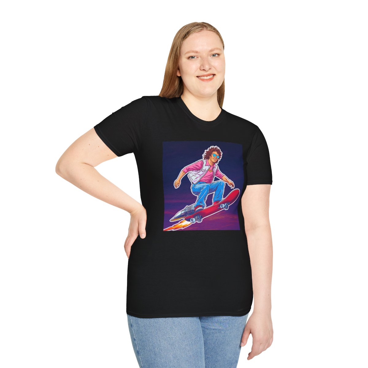 80s NeonAdventurer Unique T-Shirt Image 8