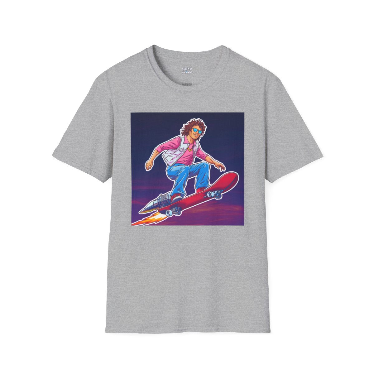 80s NeonAdventurer Unique T-Shirt Image 2