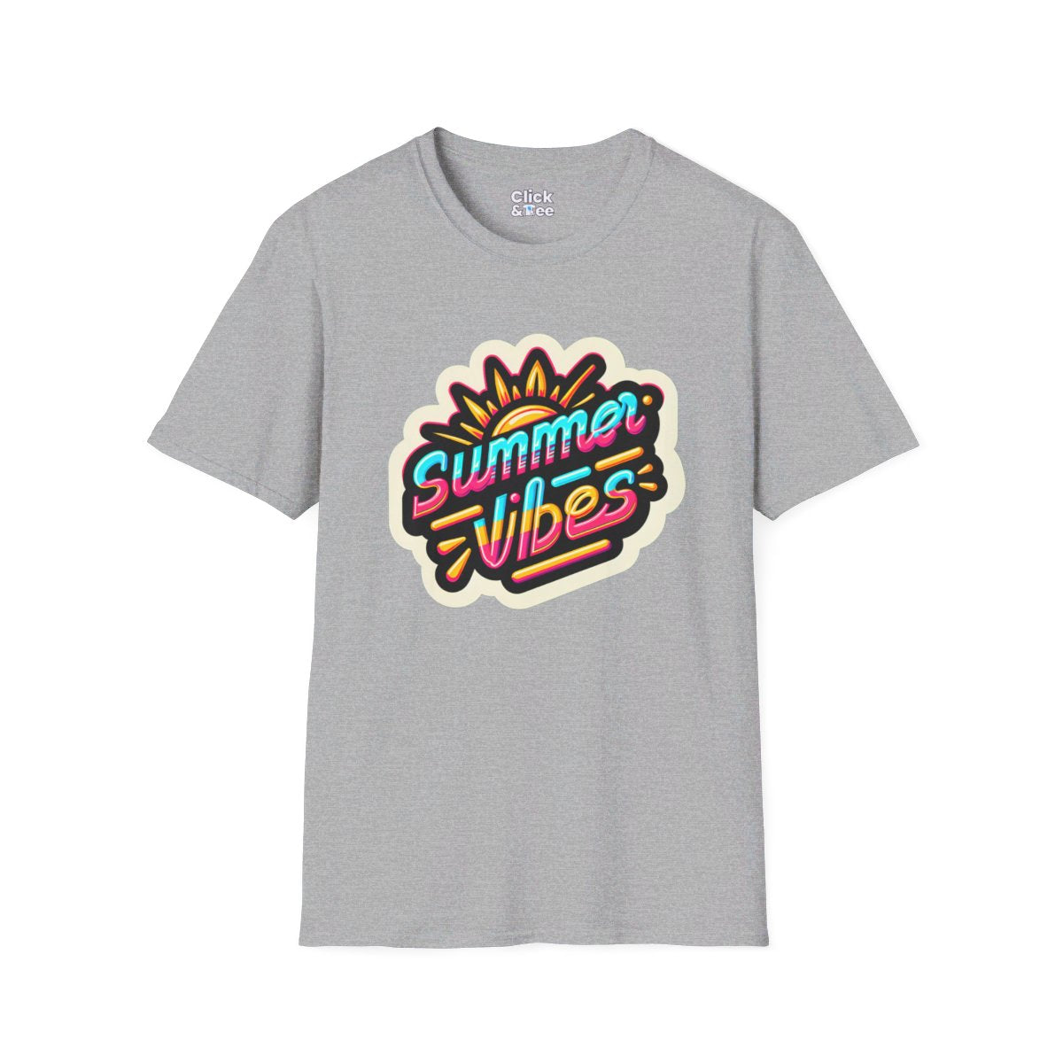 80s NeonSunshine Unique T-Shirt Image 2