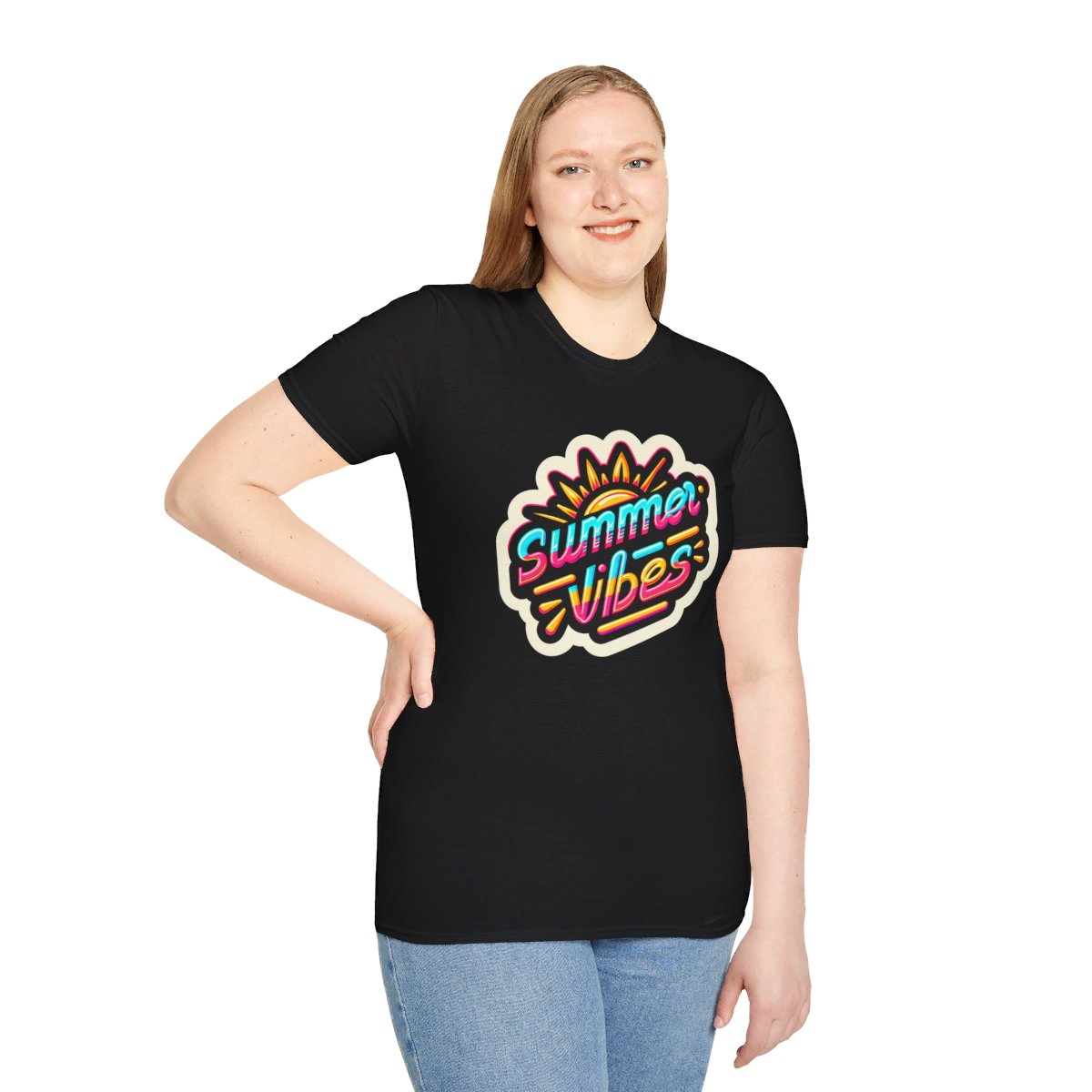 80s NeonSunshine Unique T-Shirt Image 8